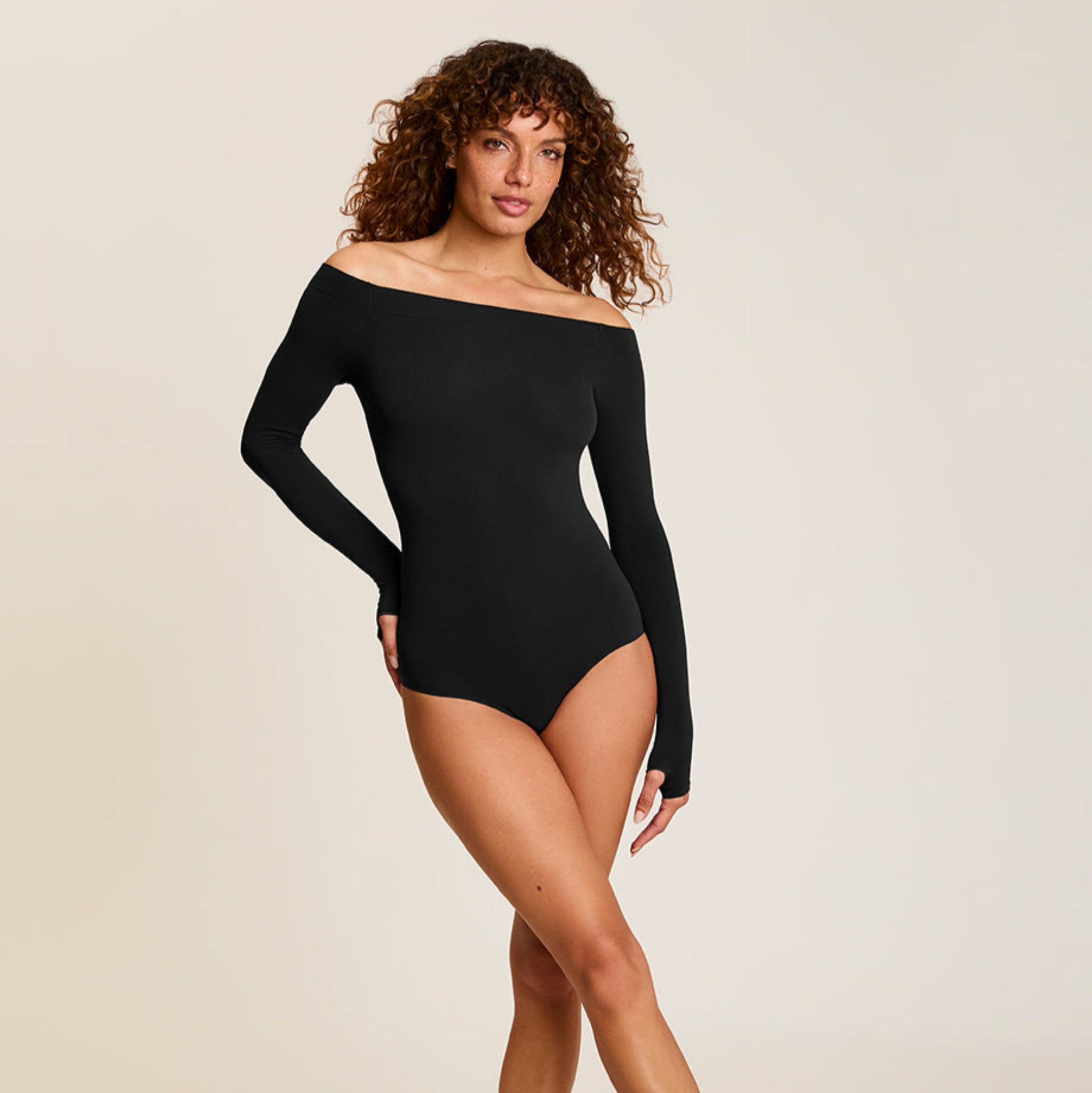 Commando® Ballet Off-Shoulder Bodysuit with Thumbholes – M.M.LaFleur