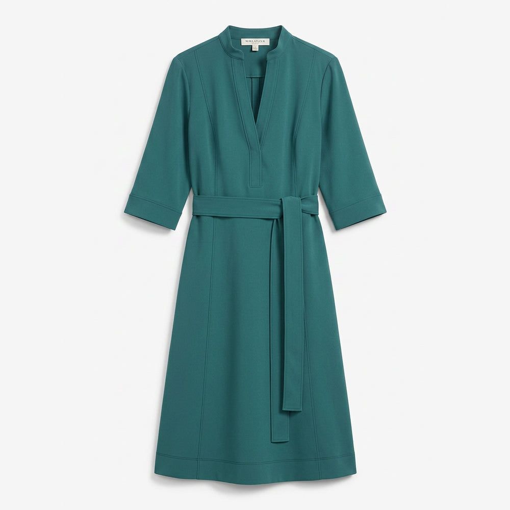 image of the teal lauleh dress on a white background