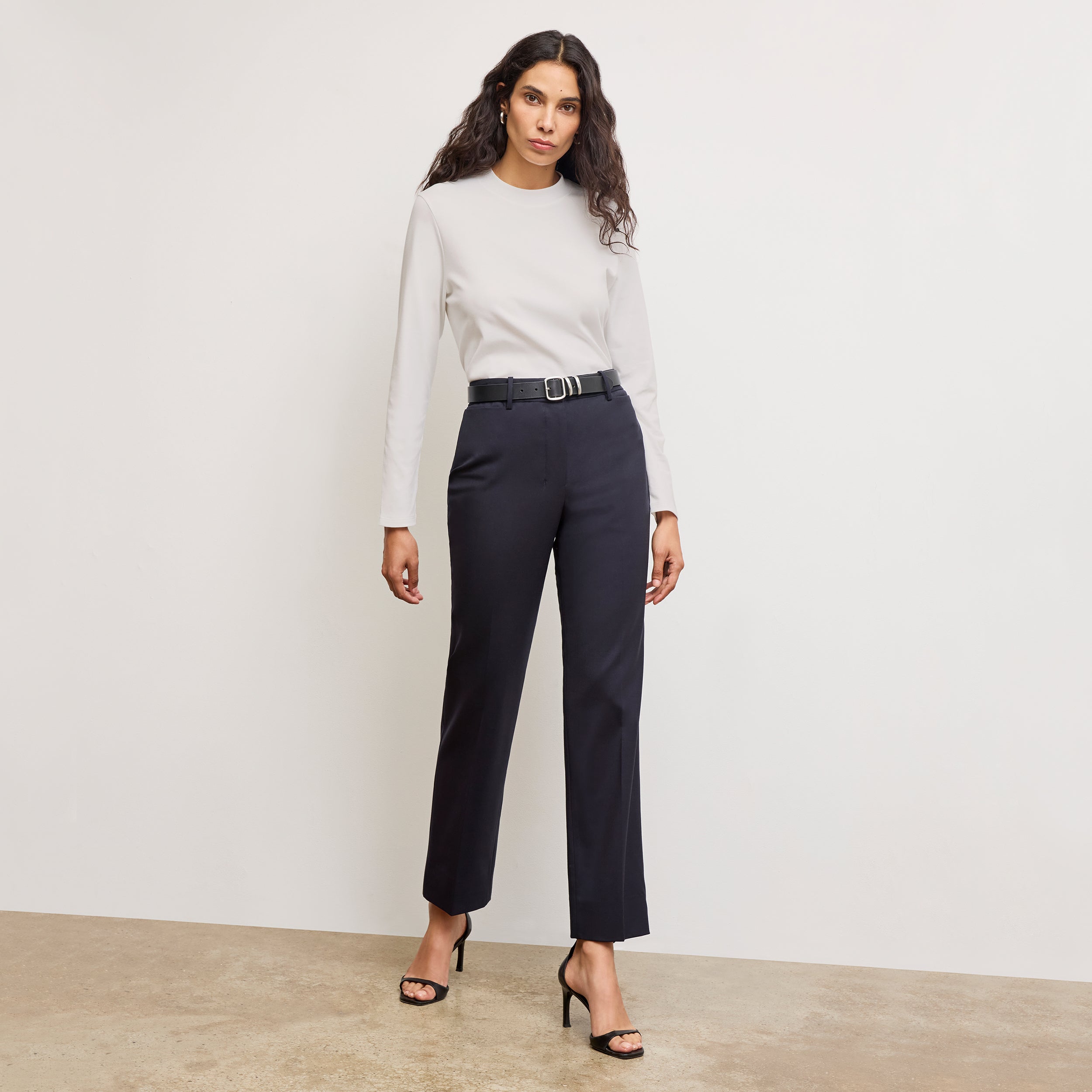Raquel Long-Sleeve Tee - Organic Pima Cotton :: White