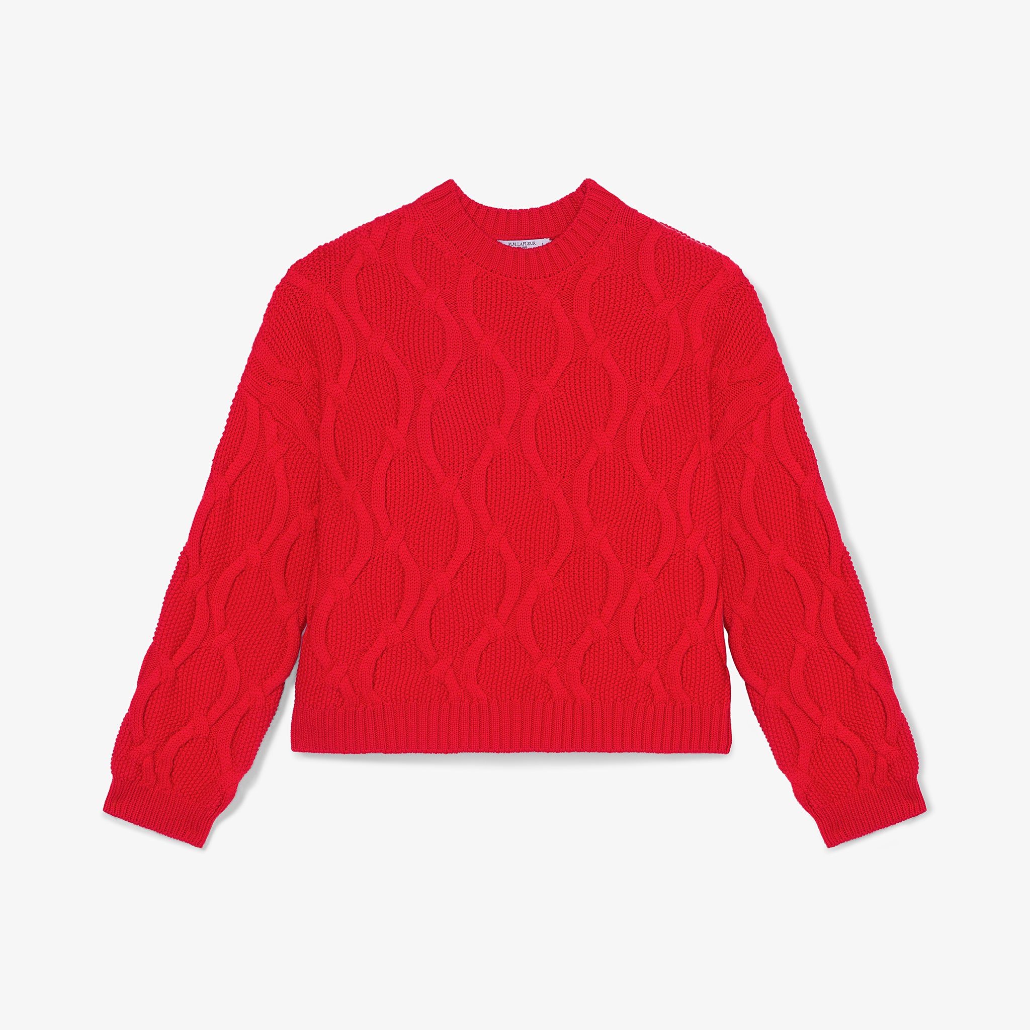 packshot image of the kiki sweater in strawberry 