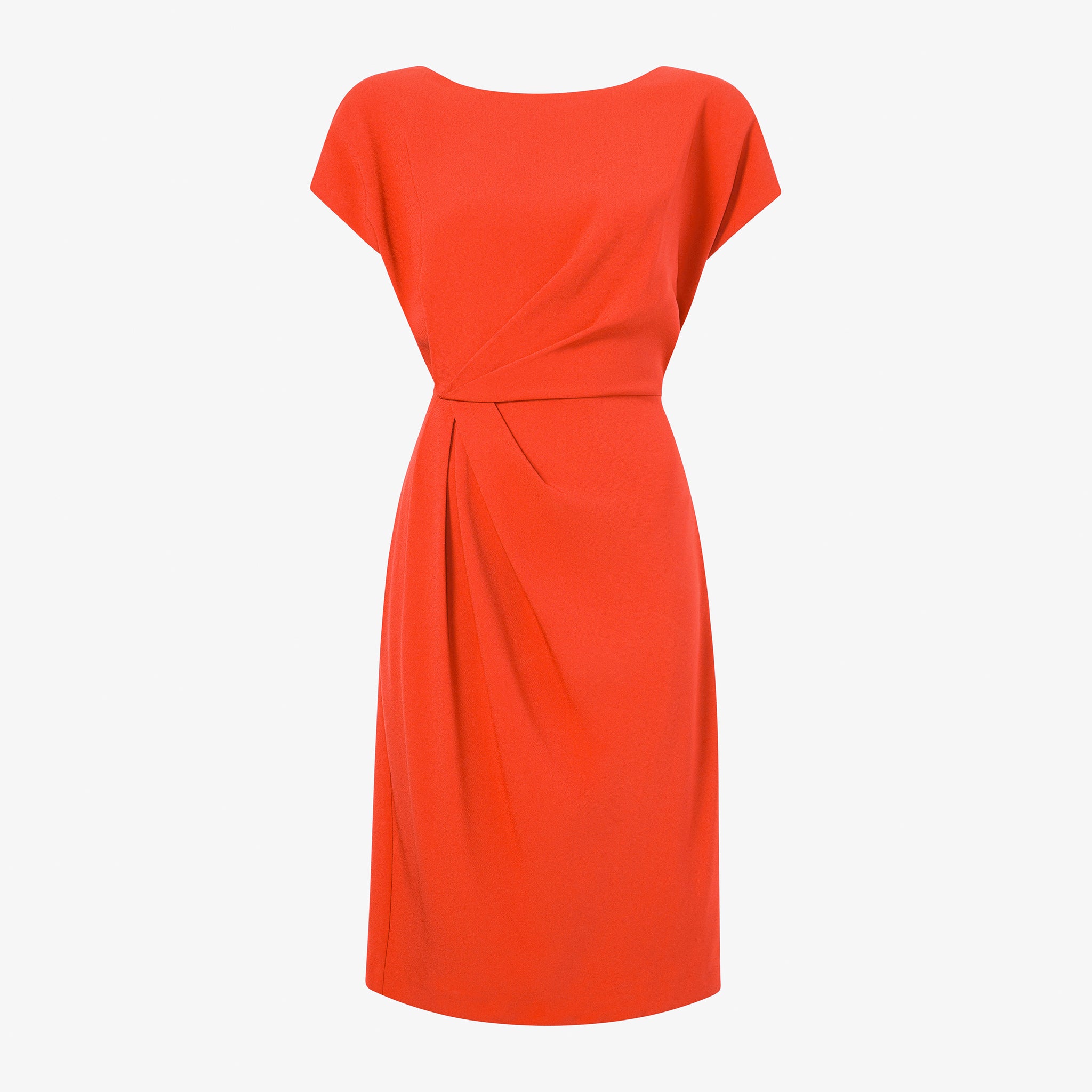 M.M.LaFleur Women's Jillian Dress - Eco Heavy Soft Wave - Bright Coral M.M.LaFleur Women's Jillian Dress - Eco Heavy Soft Wave - Bright Coral