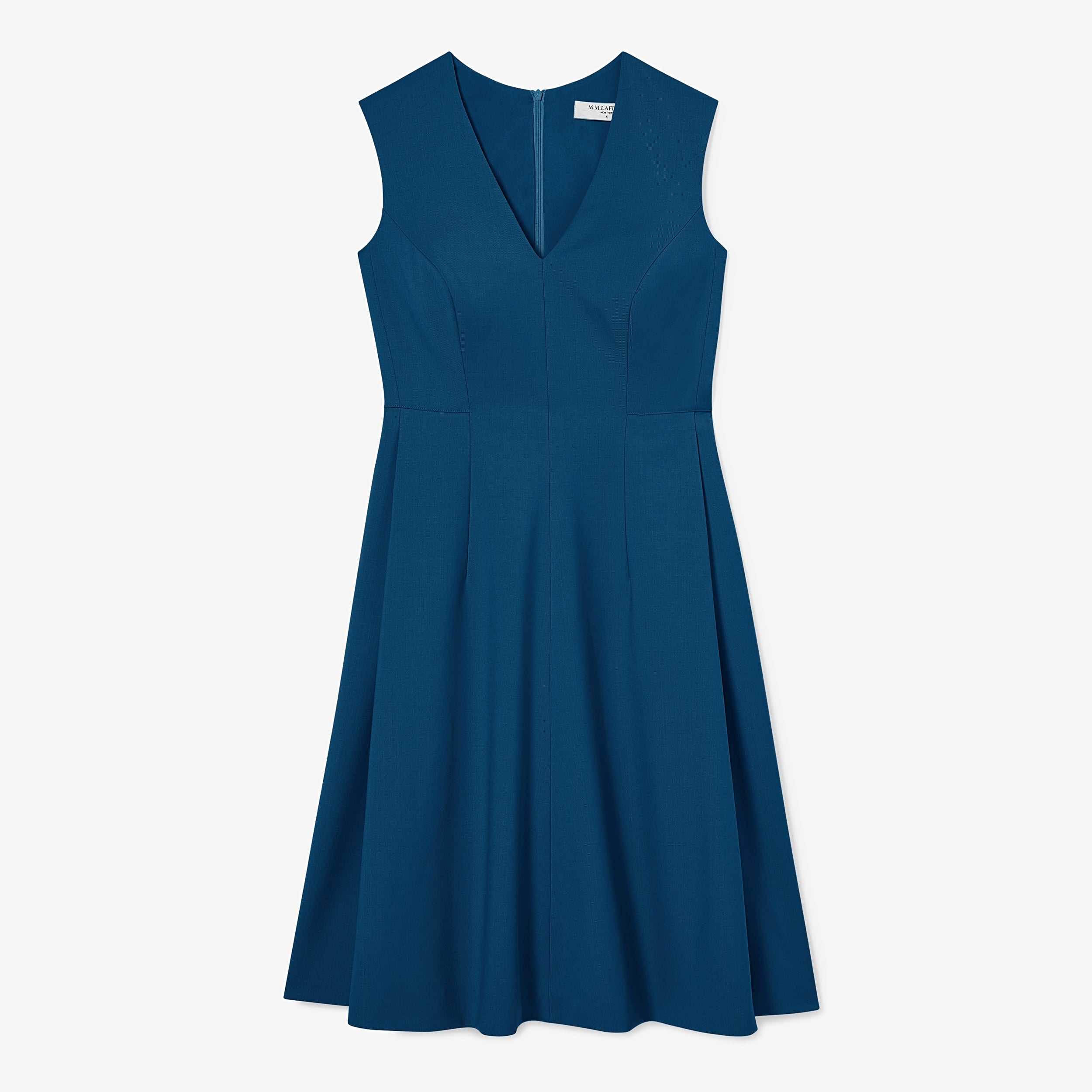 Jaycie Dress - Recycled WonderTex :: Deep Teal – M.M.LaFleur