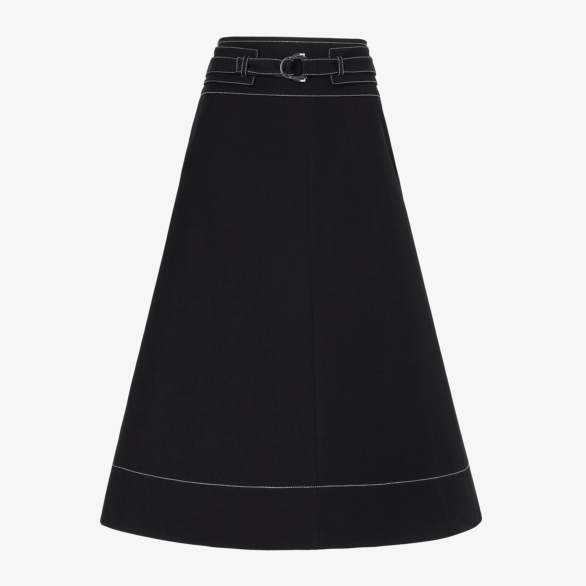 packshot image of the bodhi skirt in black