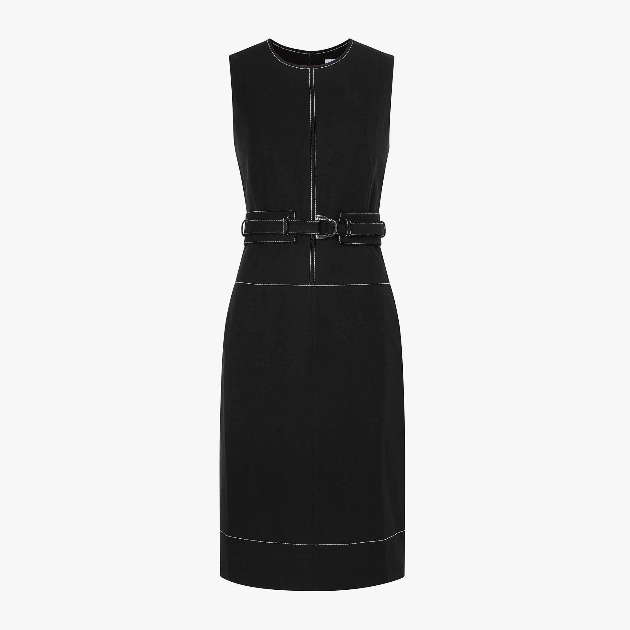 packshot image of the maude dress in black