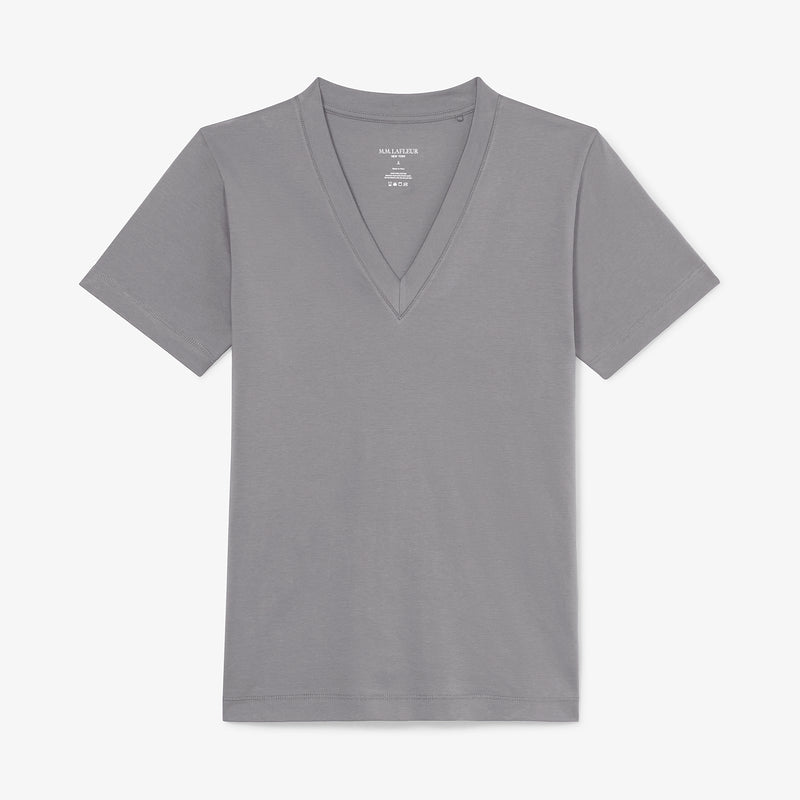 Lee V-Neck T-Shirt-Pima Cotton