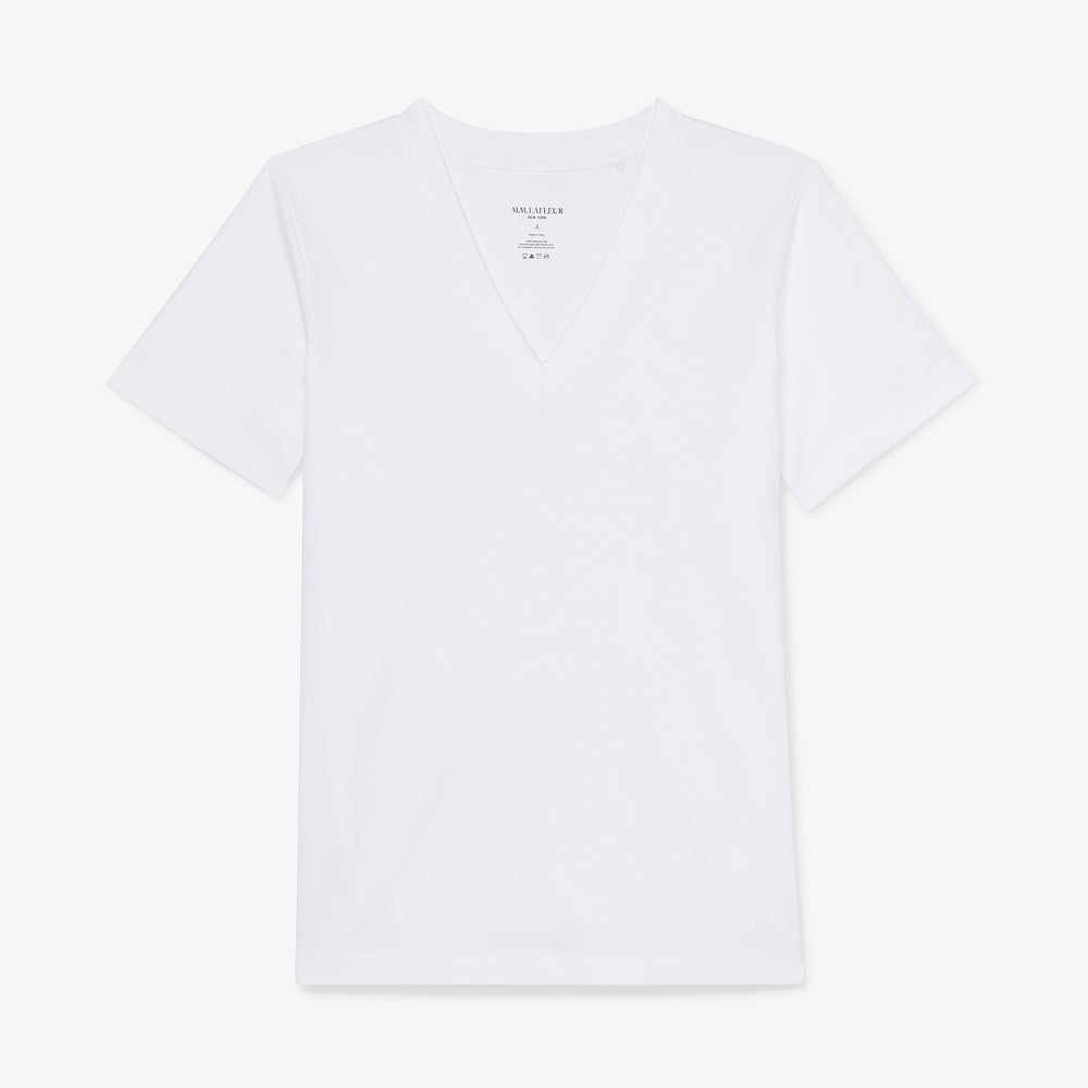 packshot image of the lee t-shirt in white