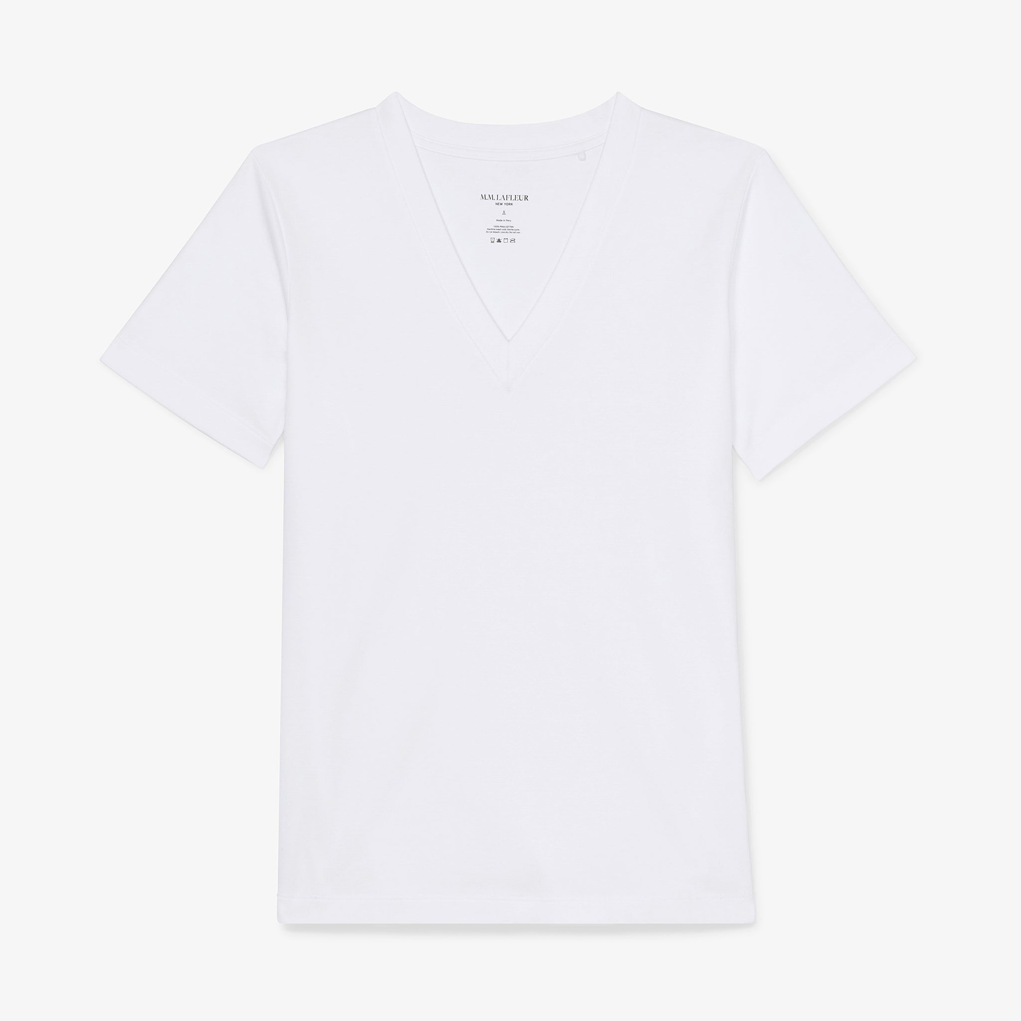 packshot image of the lee t-shirt in white