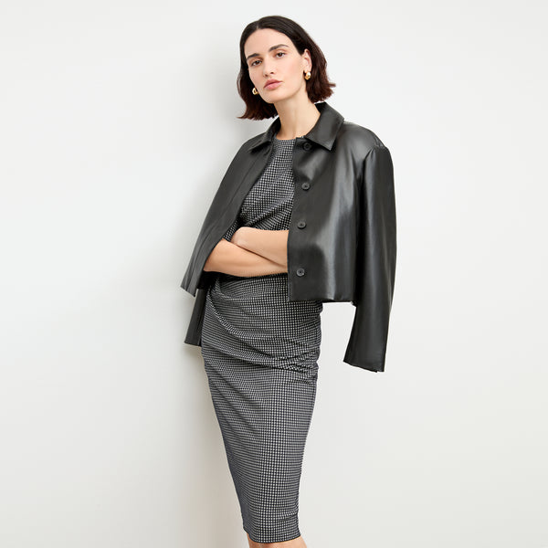 Nicky Jacket - Vegan Leather :: Black – M.M.LaFleur