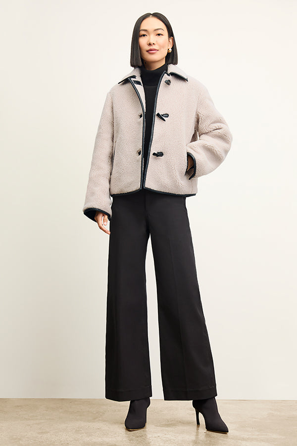 Eli Jacket - Sherpa Knit :: Travertine – M.M.LaFleur