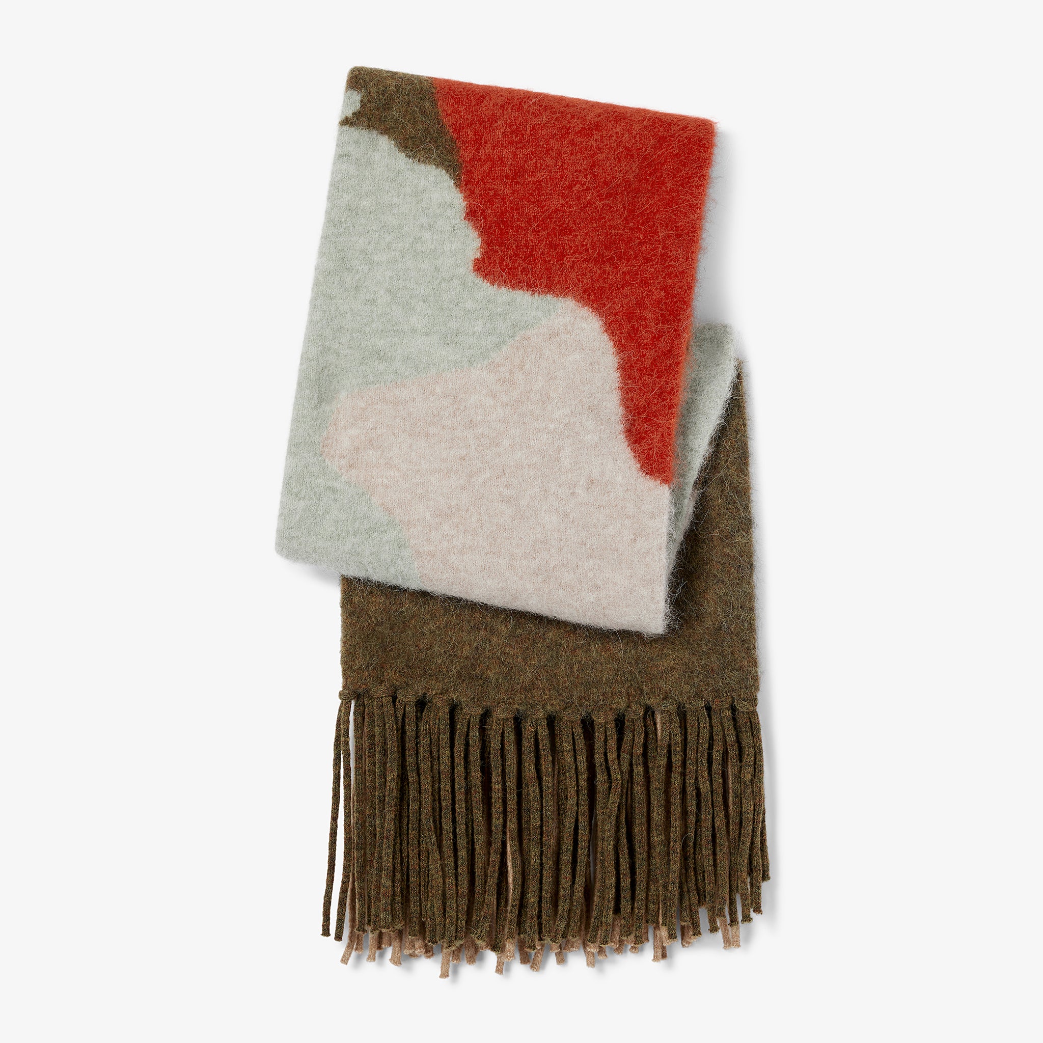 packshot image of the nash scarf in multi