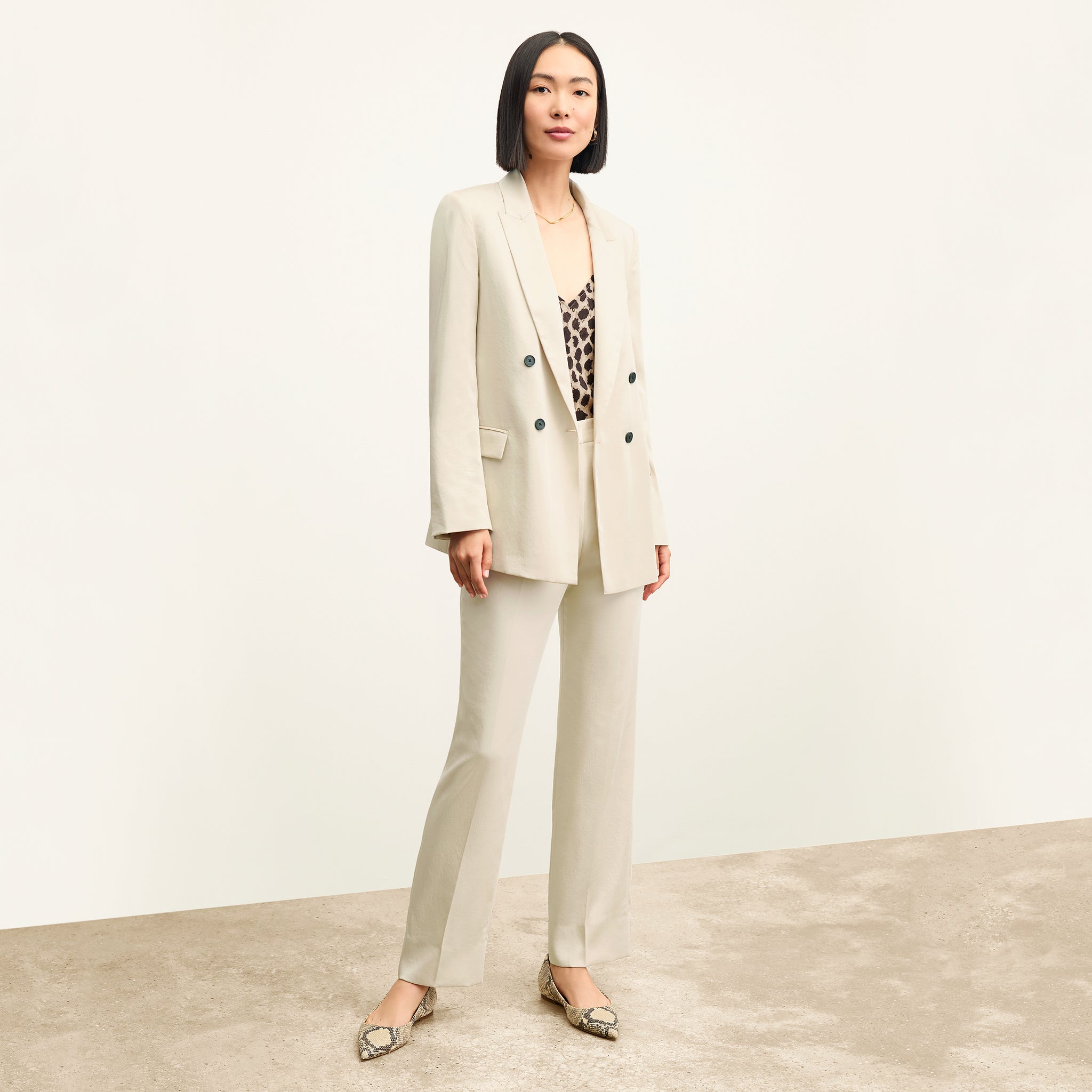 champagne dress pants Ella Flared Champagne Pants
