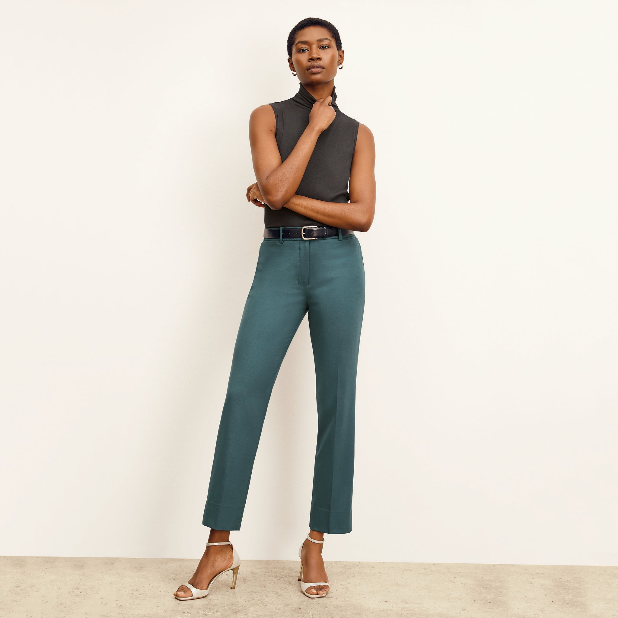 Jade Trousers, bootcut trousers, high waist | Marville Road