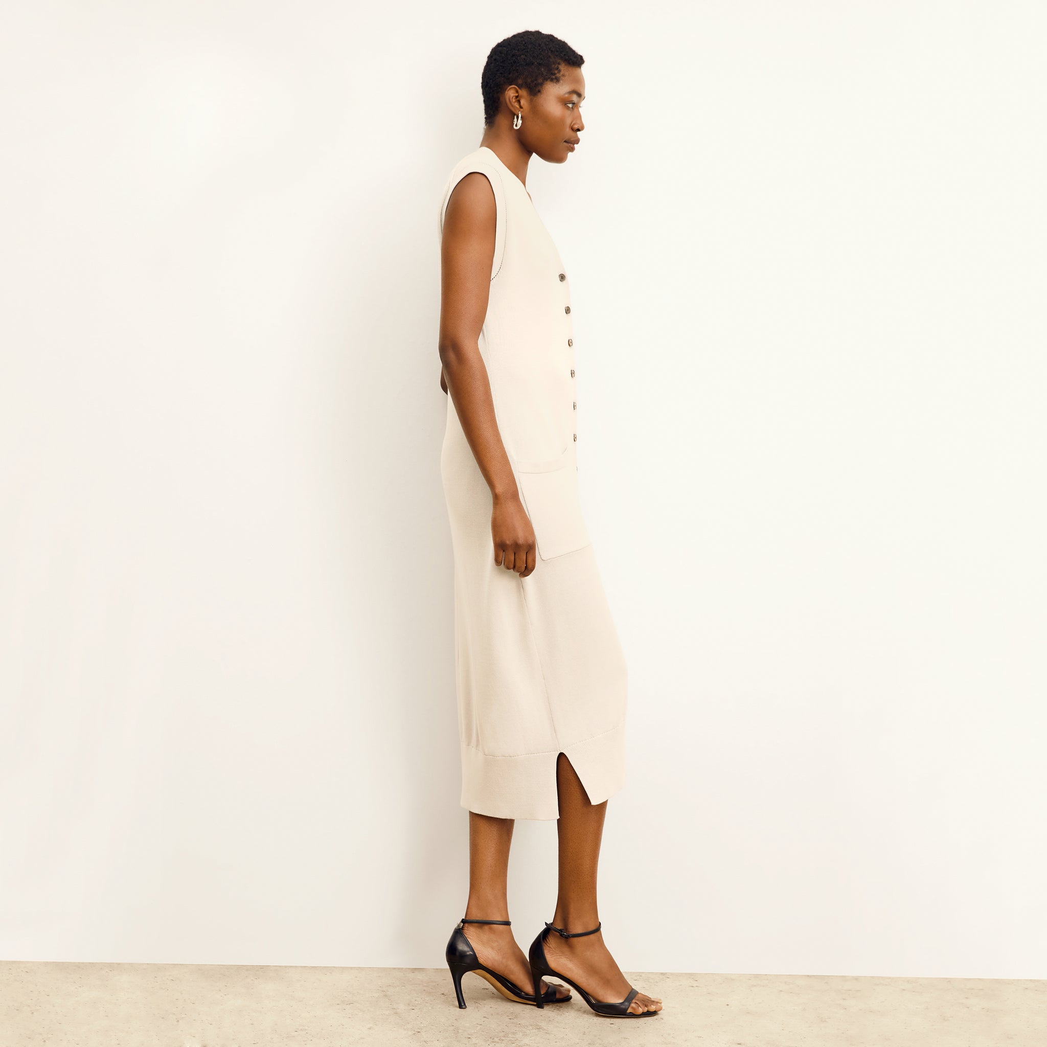 the luella knit pointelle dress The Luella Knit Pointelle Dress