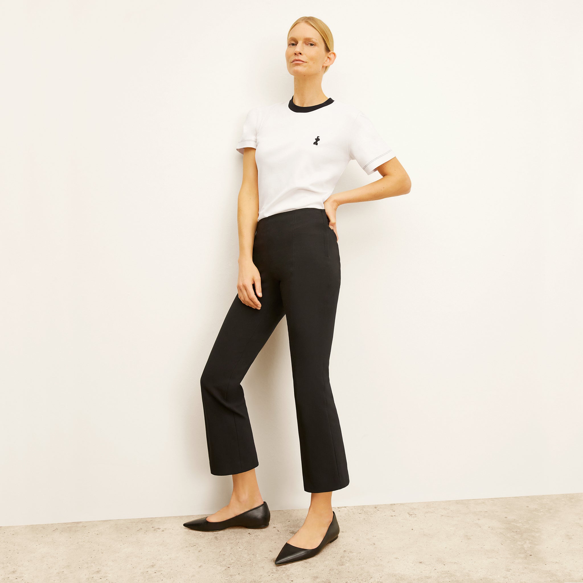 Lisette Mini Flare Pant with Button Cuffs – Kathryn's Collection Inc.