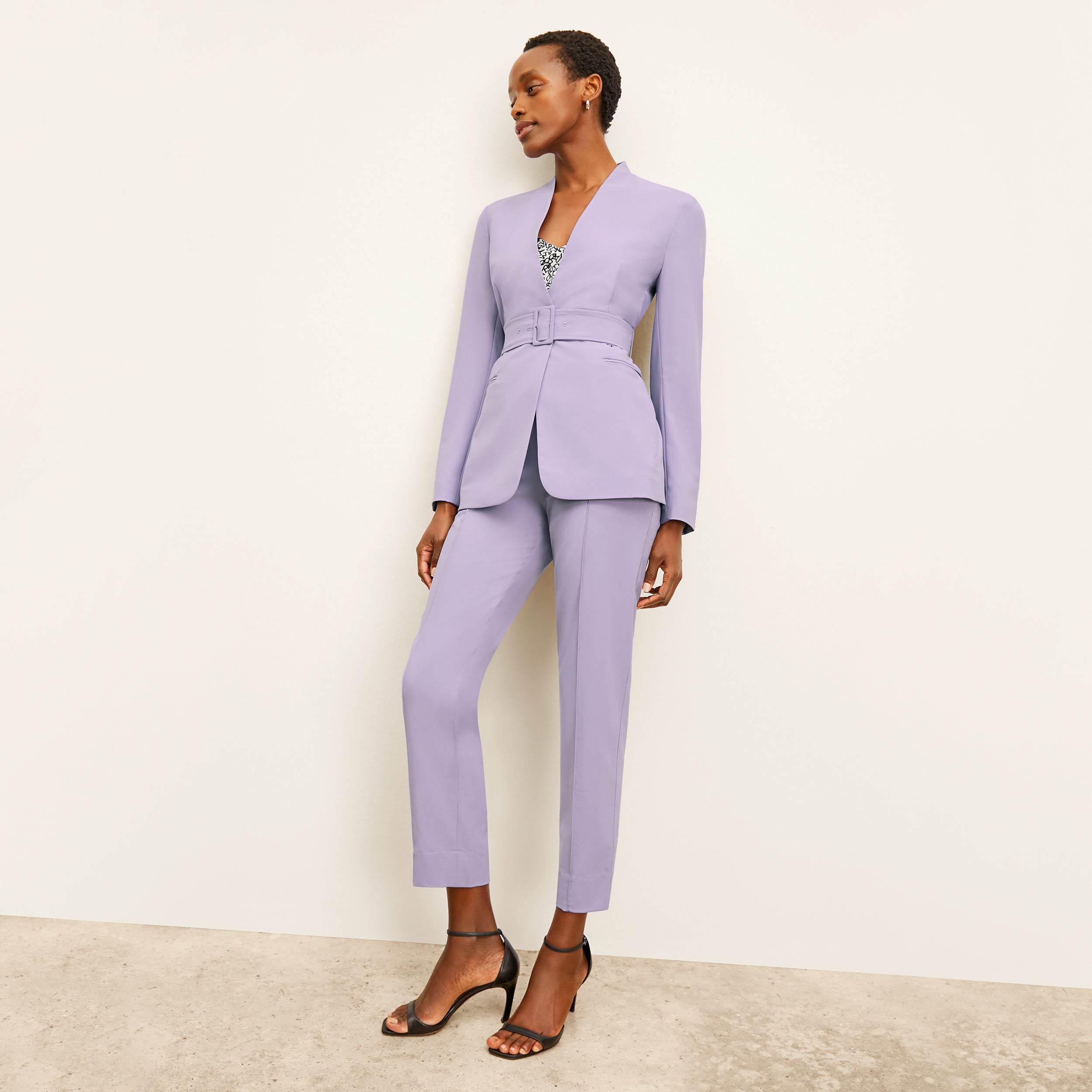 Twidwell Blazer - OrigamiTech :: Light Orchid – M.M.LaFleur