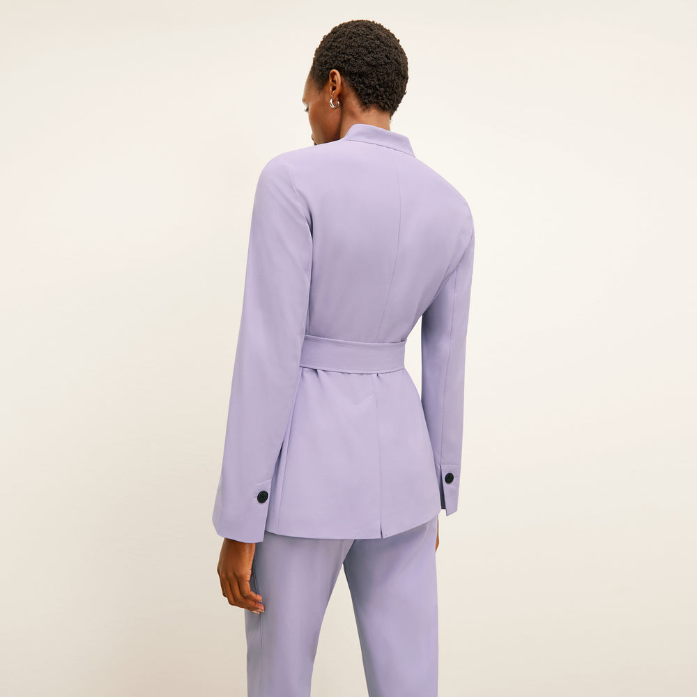 Back image of a woman wearing the Twidwell Blazer