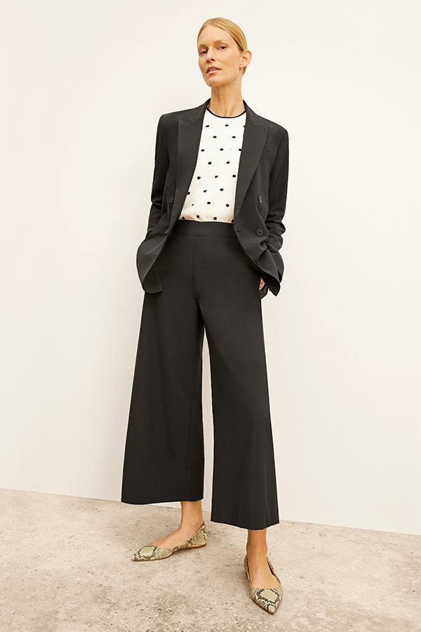 Zhou Culotte - Eco Soft Wave :: Black – M.M.LaFleur