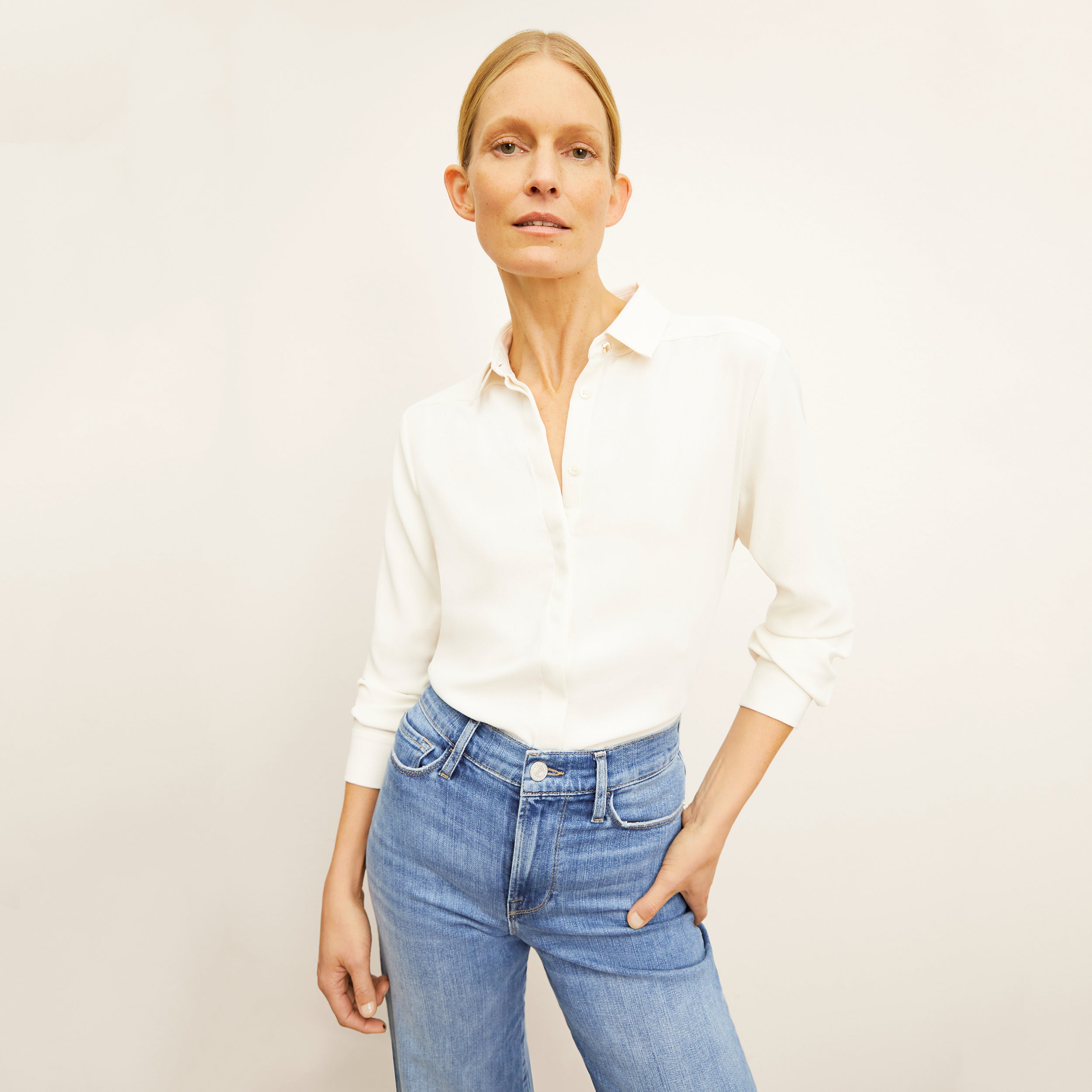 Lagarde Essential Shirt - Eco Soft Wave :: Ivory