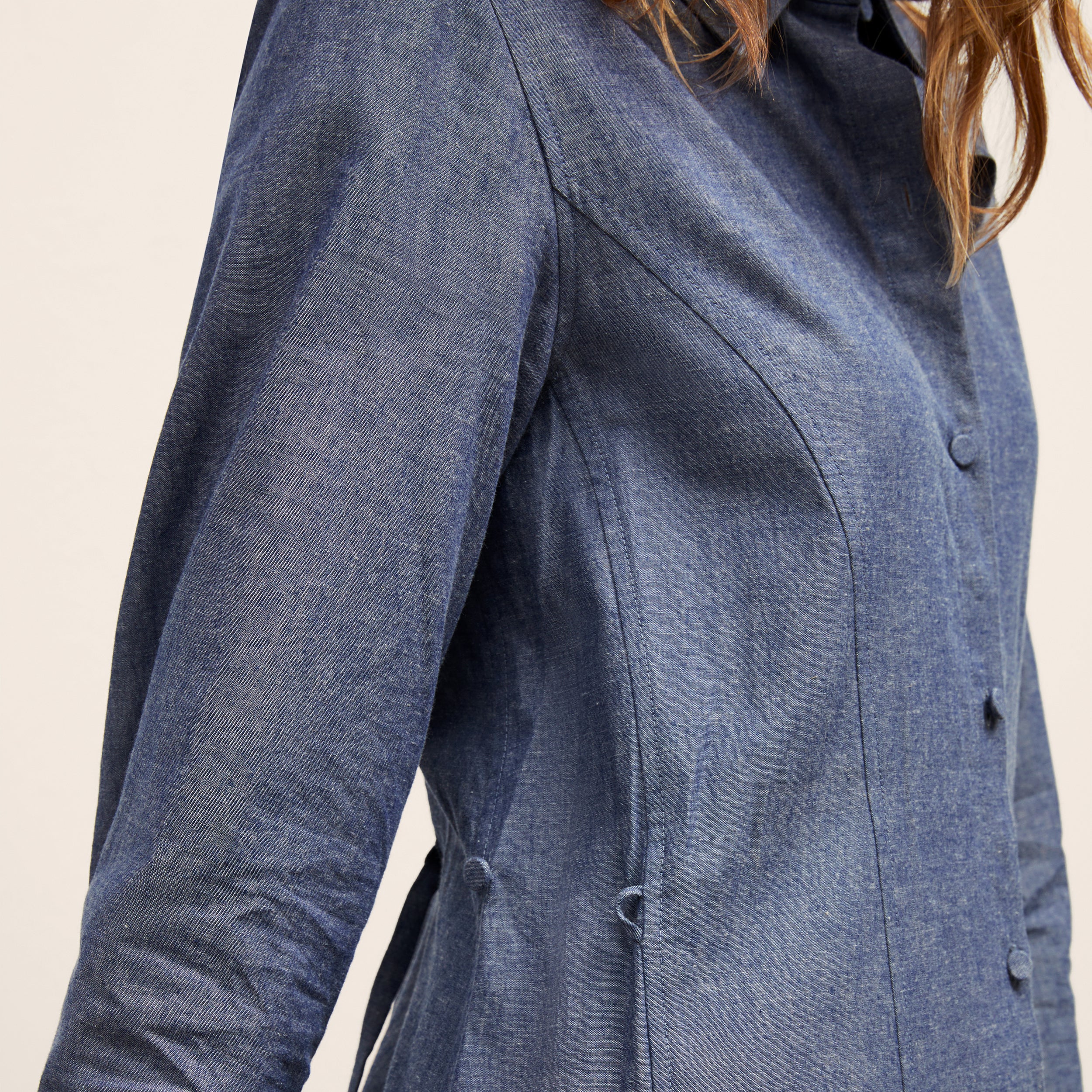 Pepper Dress - Chambray :: Clear Blue – M.M.LaFleur