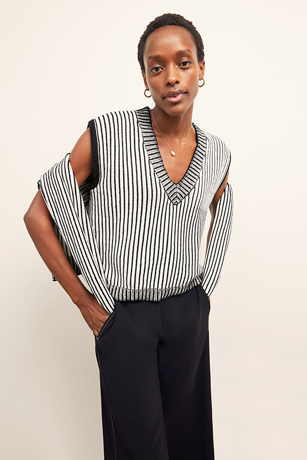 Roo Vest - Stretch Tweed :: Lilac/Ivory – M.M.LaFleur