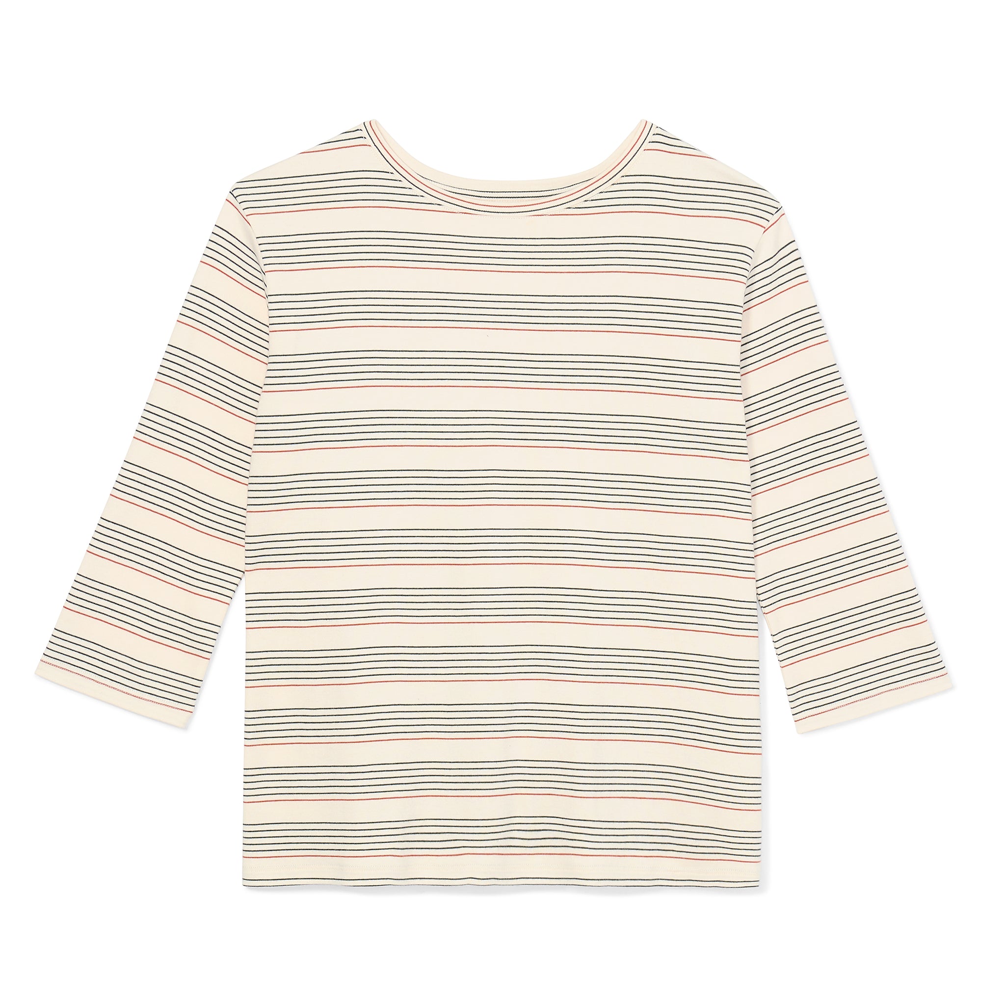 packshot image of the owen t-shirt in signature stripe
