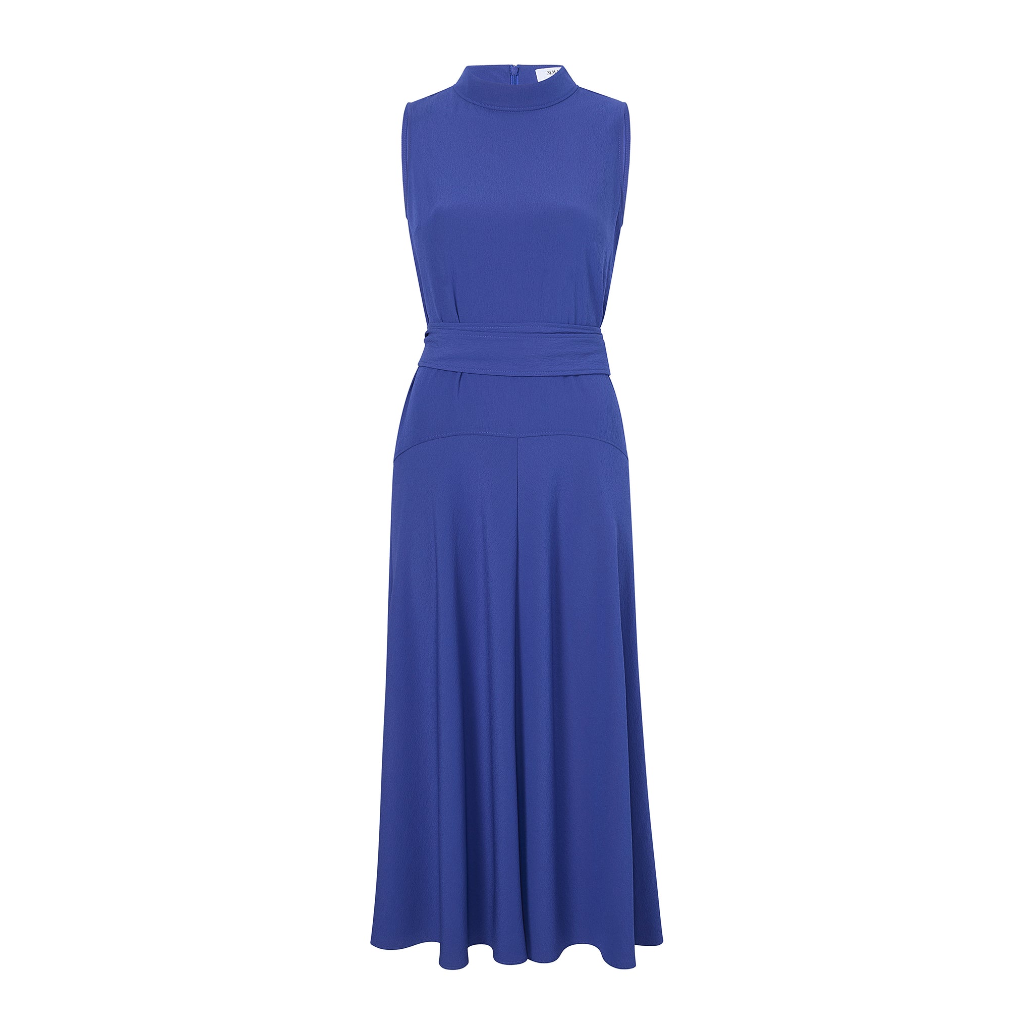 Martina Mockneck Dress - Eco Heavy Soft Wave :: Royal Blue M.M.LaFleur Martina Mockneck Dress - Eco Heavy Soft Wave :: Royal Blue M.M.LaFleur
