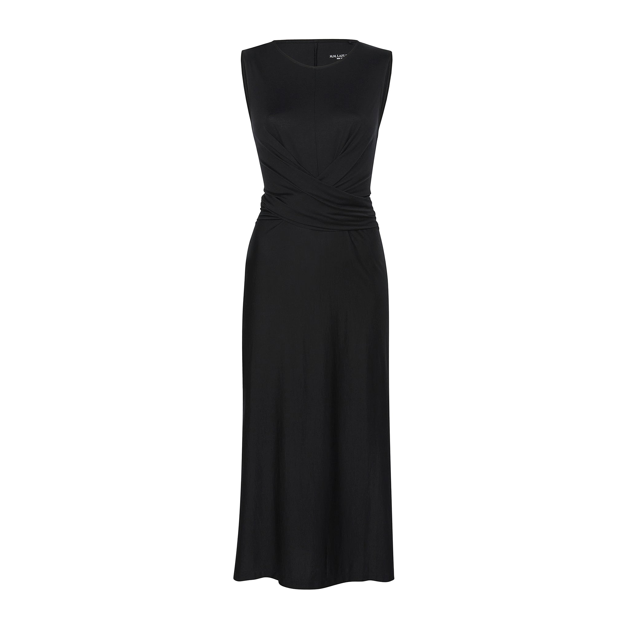 packshot image of the monte dress in black 