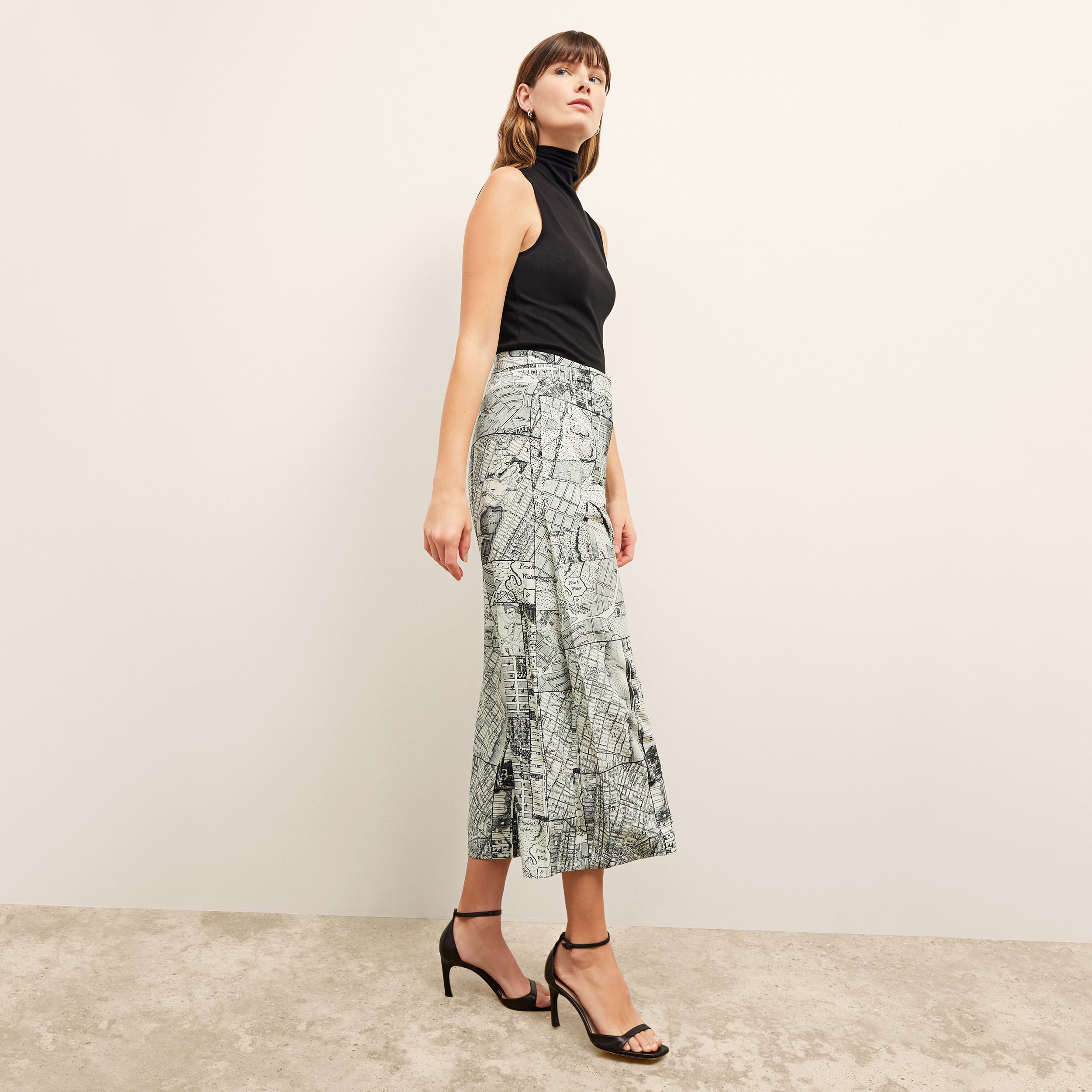 Zhou Culotte - Washable Silk :: Symphony Print