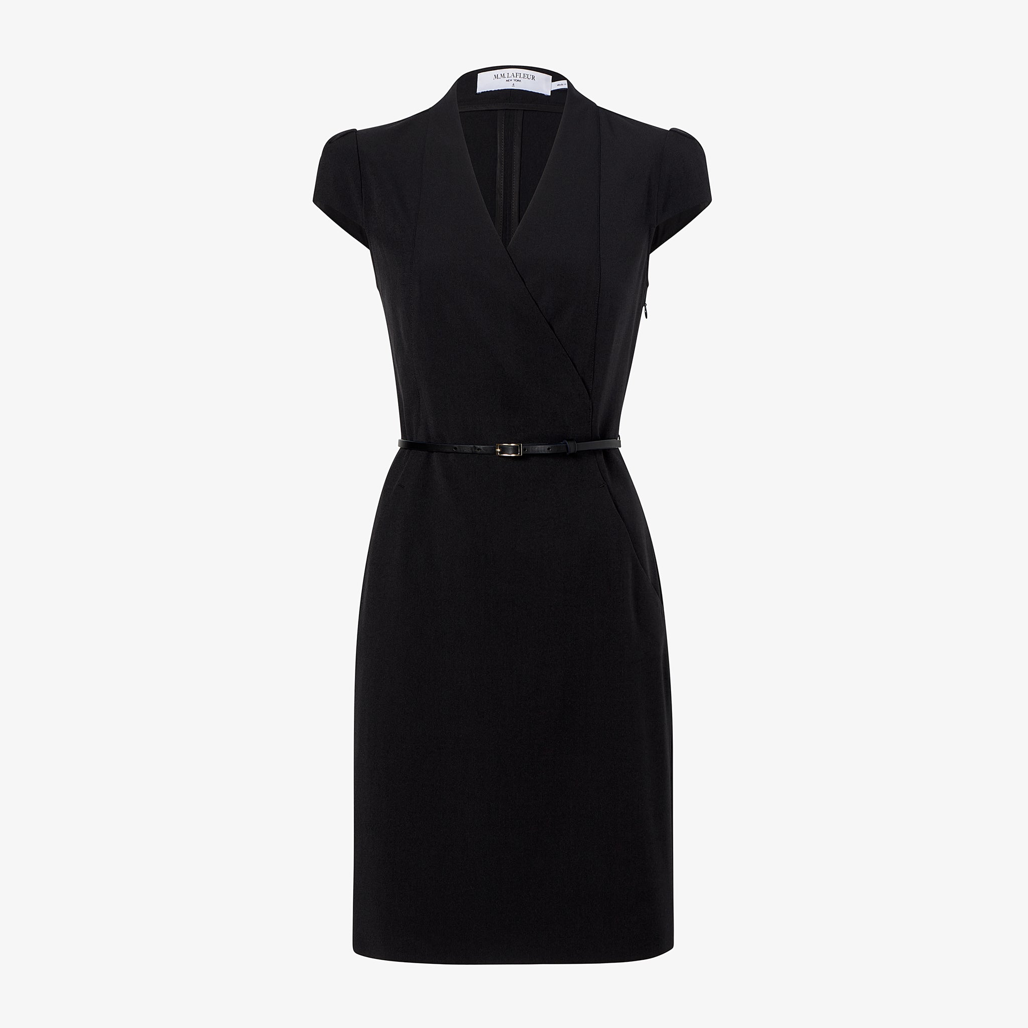 Packshot image of the Felisa dress in black