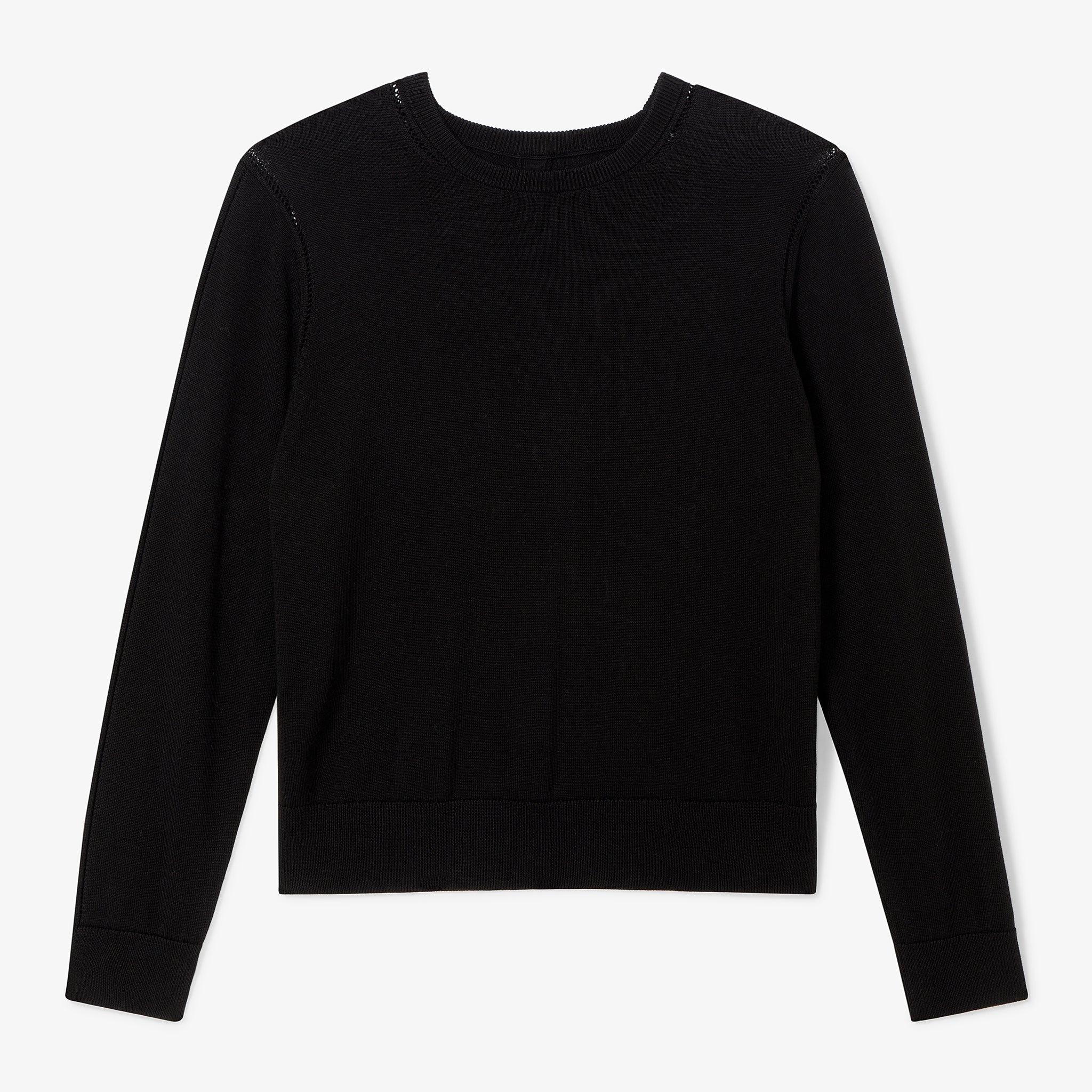 packshot image of the larissa sweater in black