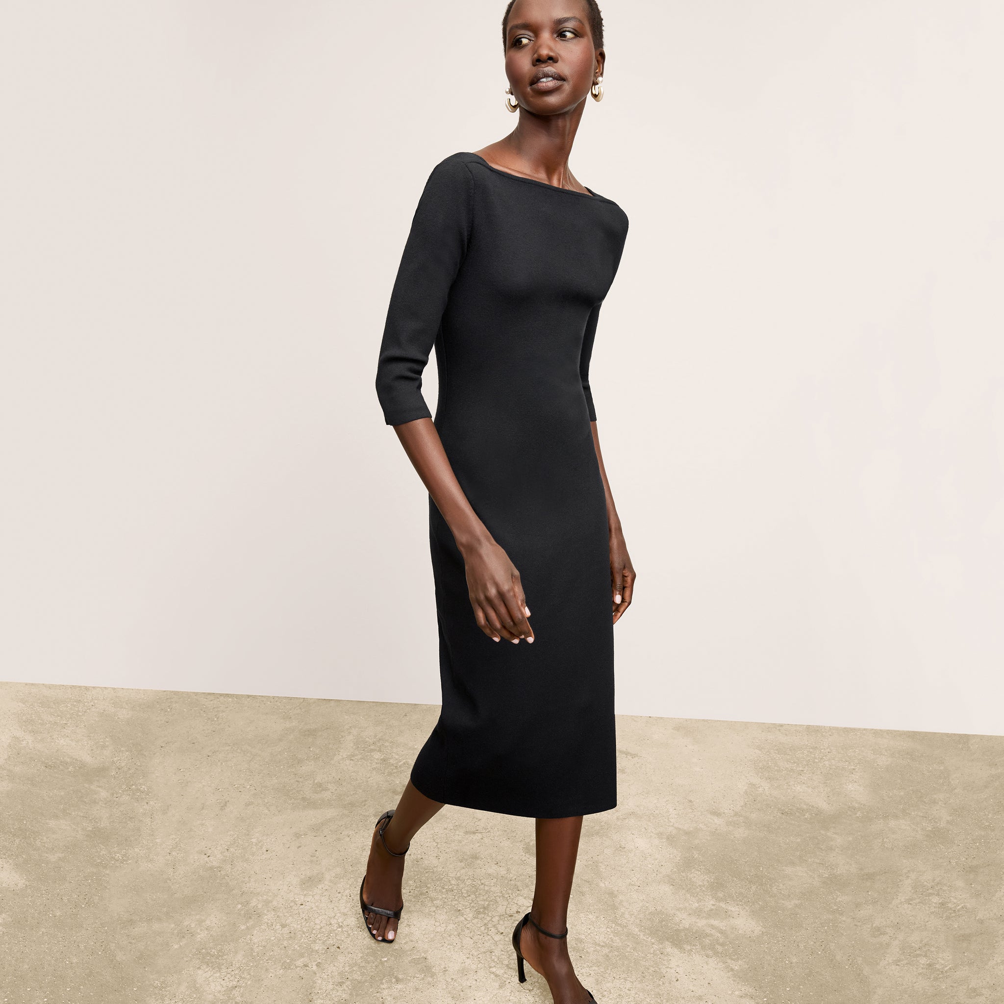 Zana Dress - Eco 365Knit :: Black M.M.LaFleur Zana Dress - Eco 365Knit :: Black M.M.LaFleur