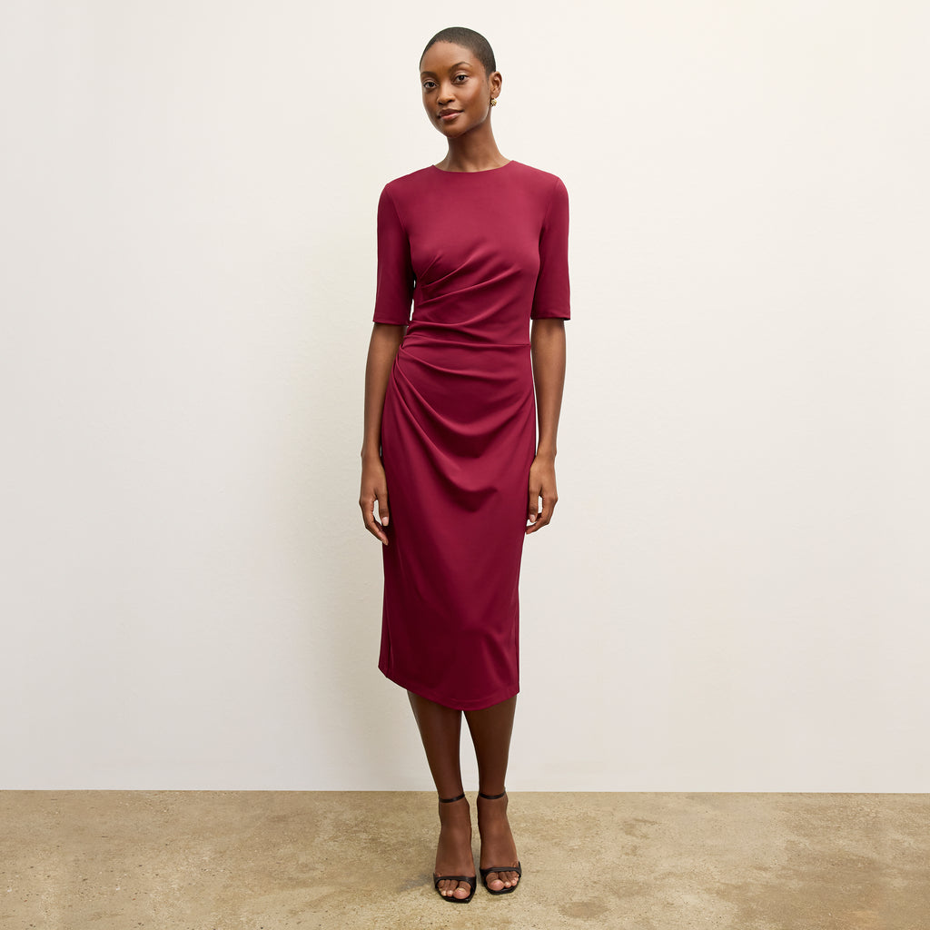 Misty Skirt - Italian Jersey :: Grenache