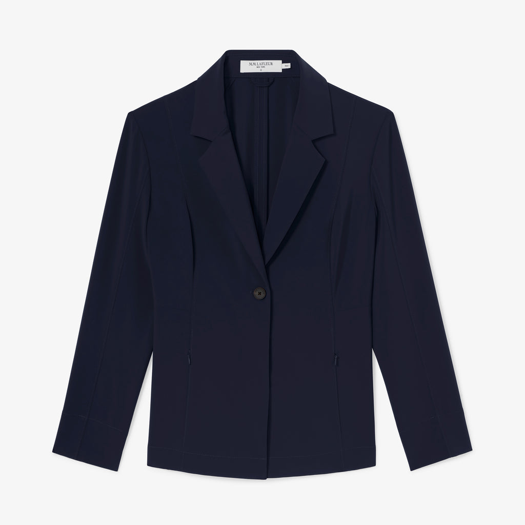 Moreland Travel Blazer - OrigamiTech :: Dusty Blue main image 0