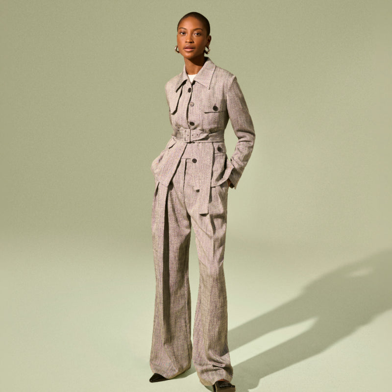 Bronny Cummerbund Trouser