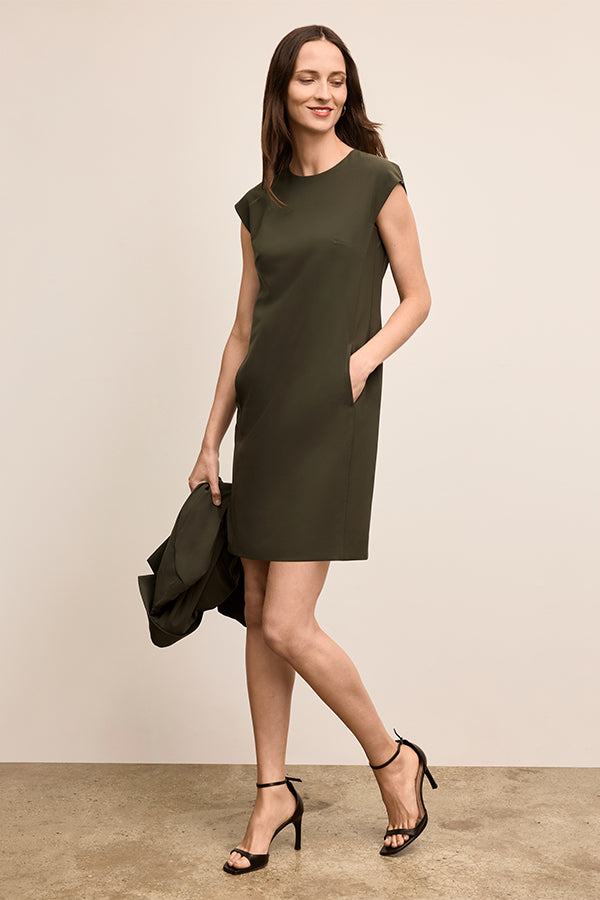 M.M.LaFleur Women's Maaza Dress - Olive - Size 4 M.M.LaFleur Women's Maaza Dress - Olive - Size 4
