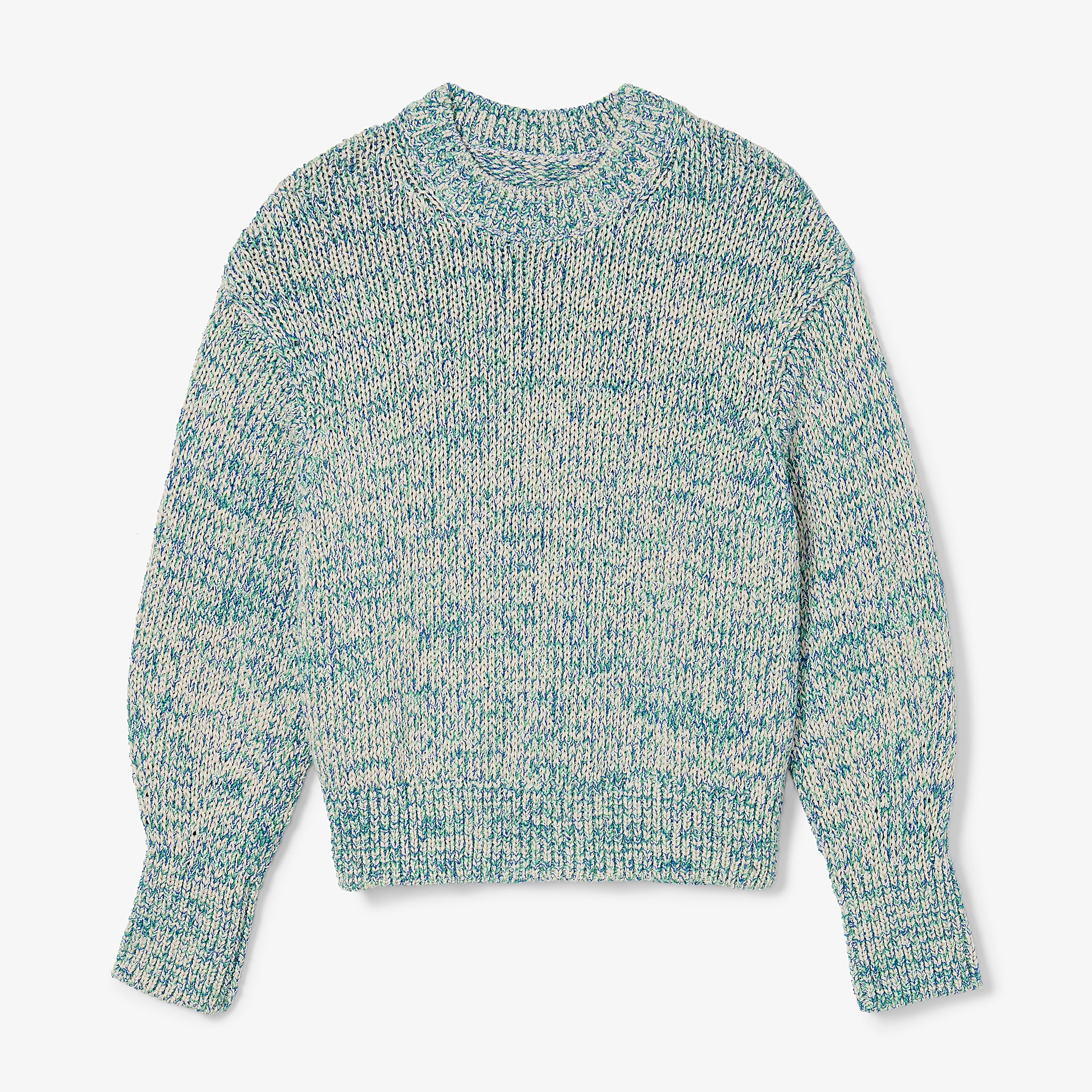 Maura Easy Luxury Sweater - Confetti Wool :: Cinder