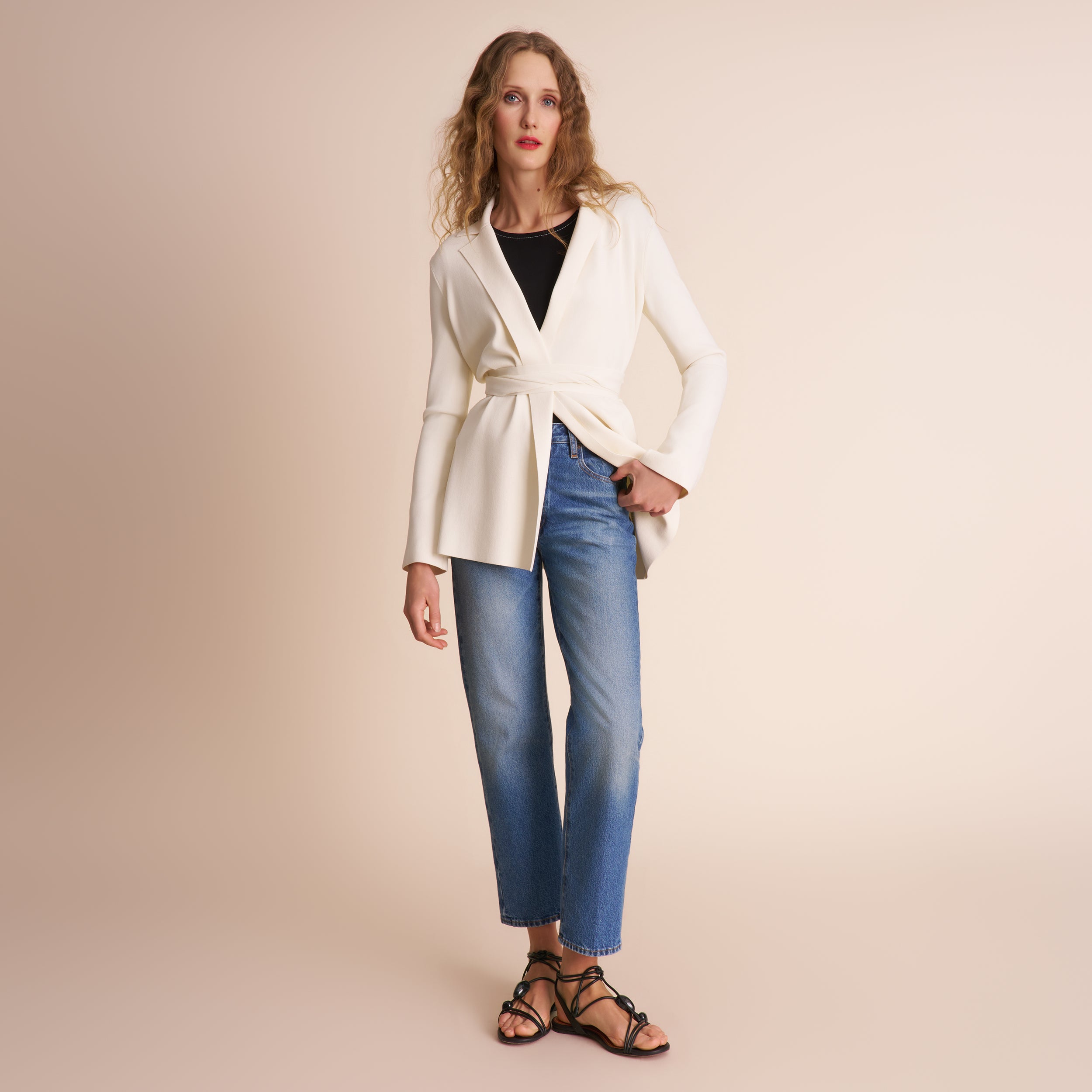 Merritt Wrap Jardigan :: Ivory