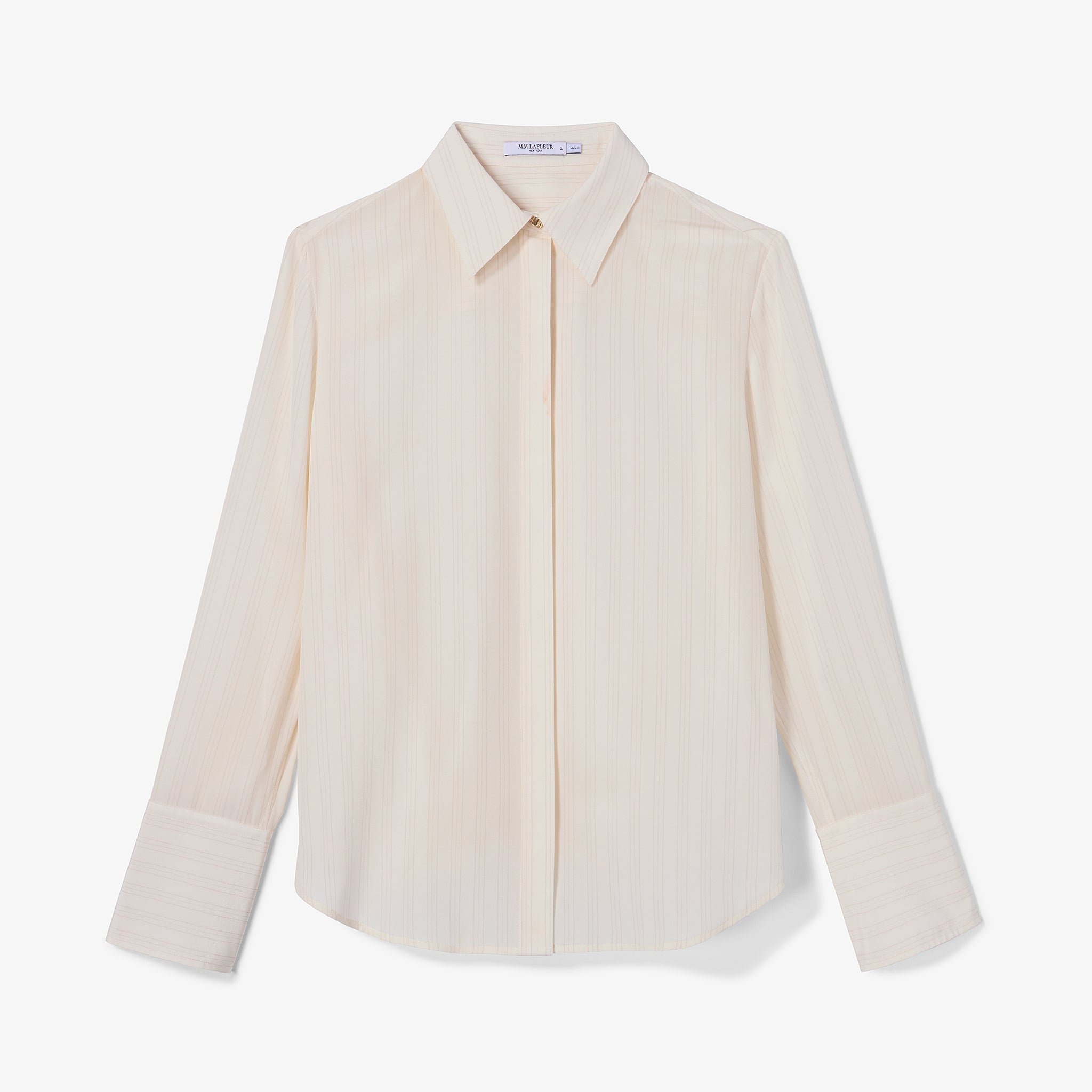 Beige shirt on a white background