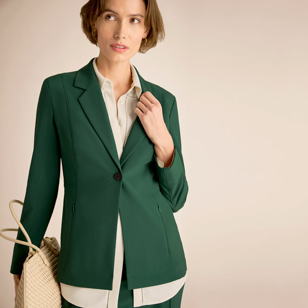 Moreland Travel Blazer - OrigamiTech :: Viridian – M.M.LaFleur