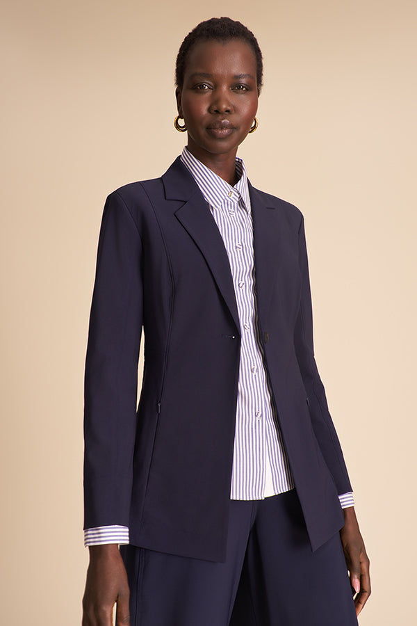 Moreland Travel Blazer - OrigamiTech :: Dark Navy 2 Moreland Travel Blazer - OrigamiTech :: Dark Navy 2