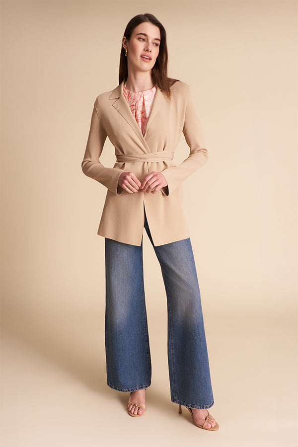 Merritt Wrap Jardigan :: Latte – M.M.LaFleur