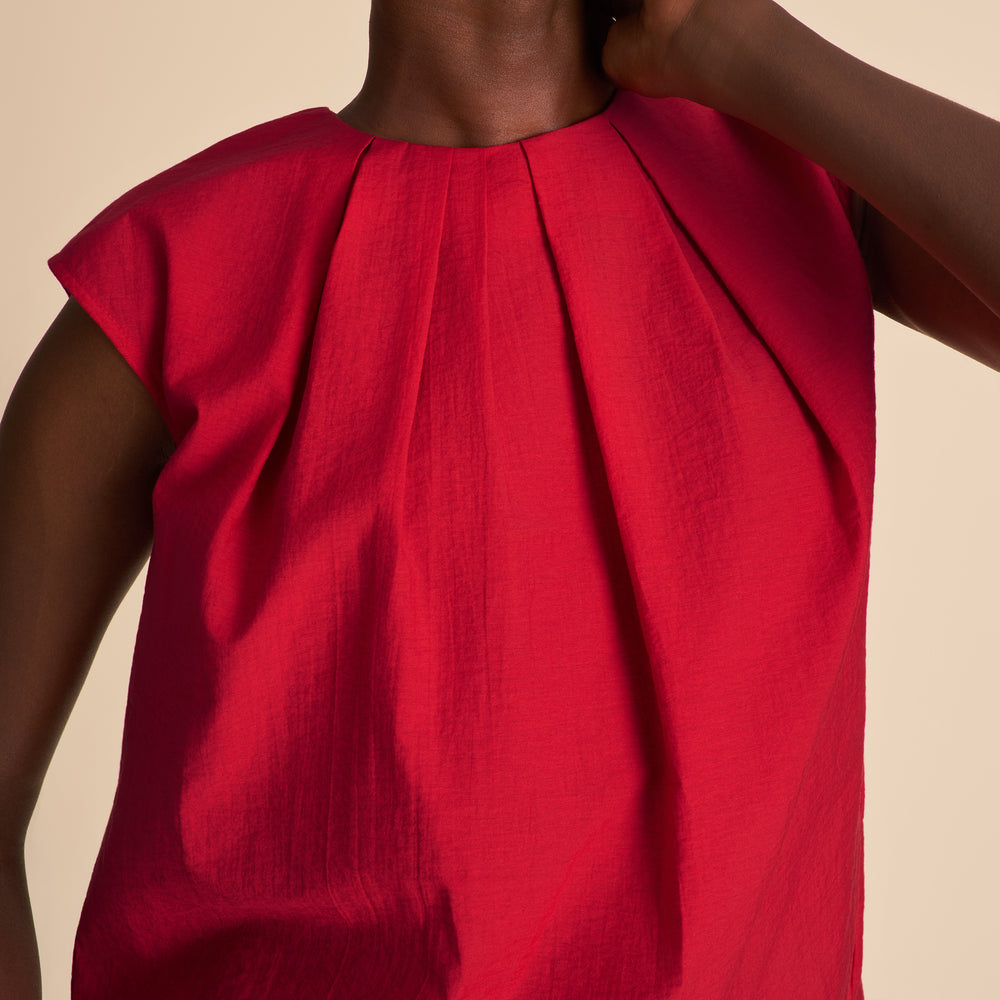 Nika Summer Friday Top - Voile :: Ribbon Red