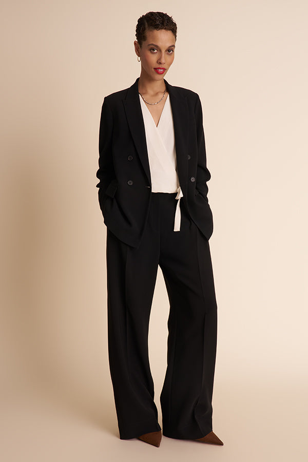 M.M.LaFleur Women's Bia Pant - Everyday Crepe - Black