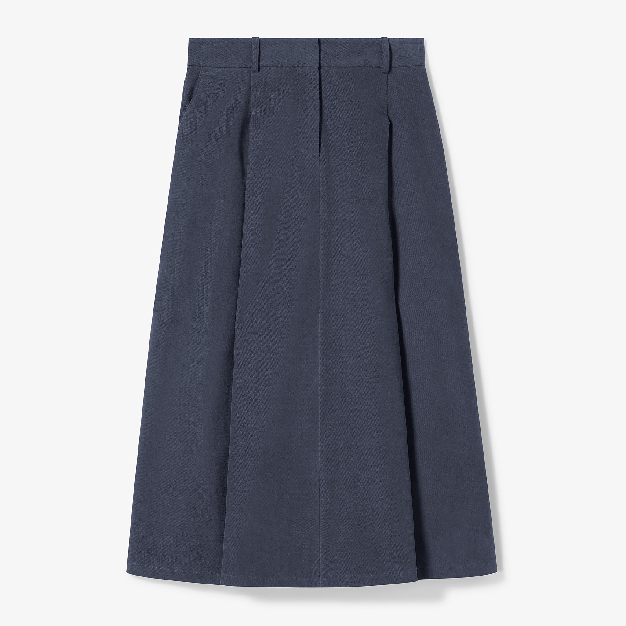 Blue Velveteen skirt 