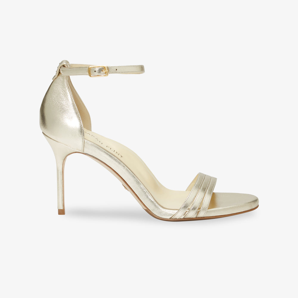 image of the perfect sandal in gold nappa