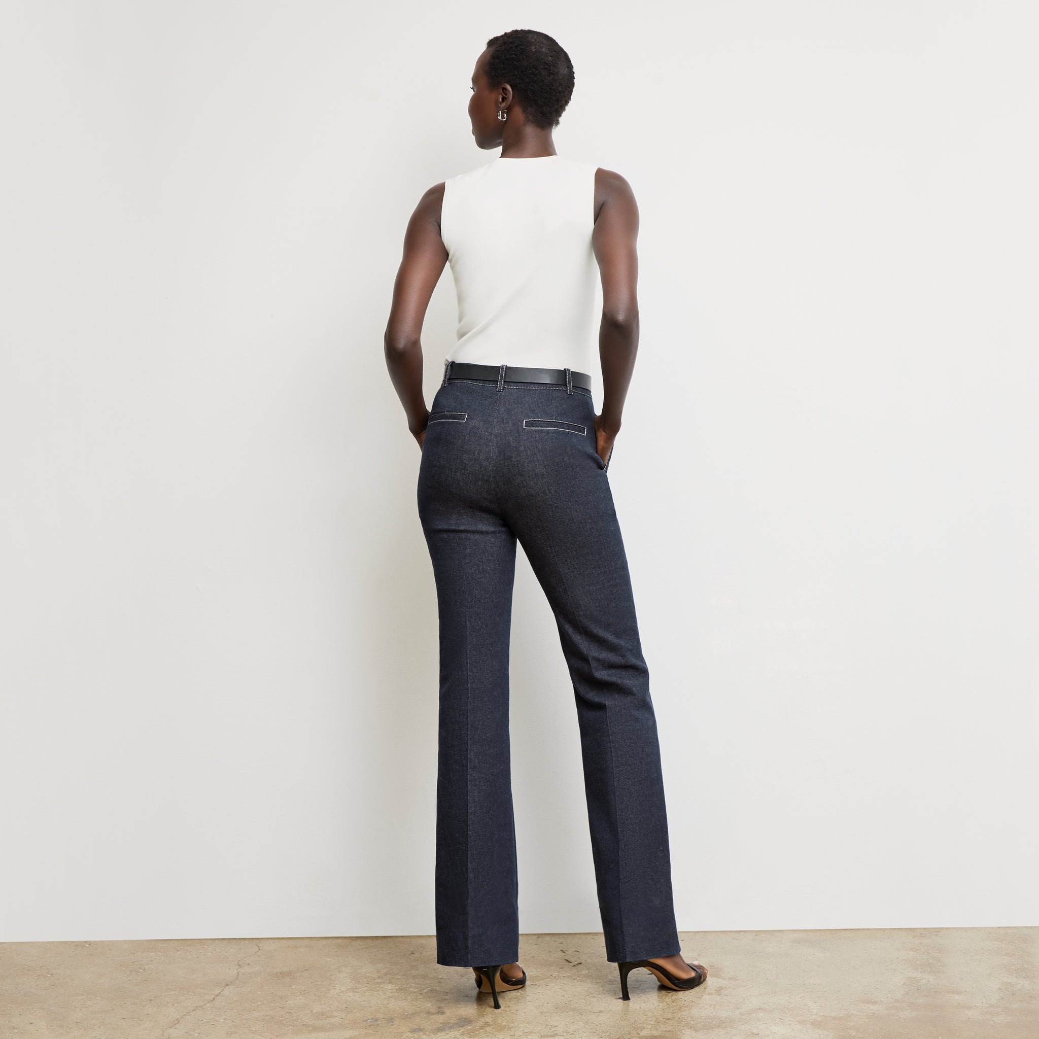 Rowe '70s Jean - Stretch Denim :: Midnight Wash – M.M.LaFleur