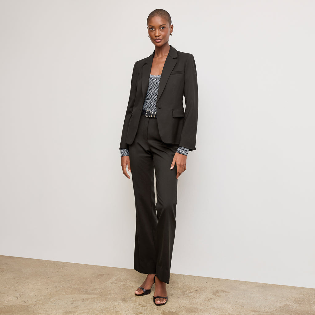 Yasmine Timeless Blazer - Italian Wool Twill :: Camel