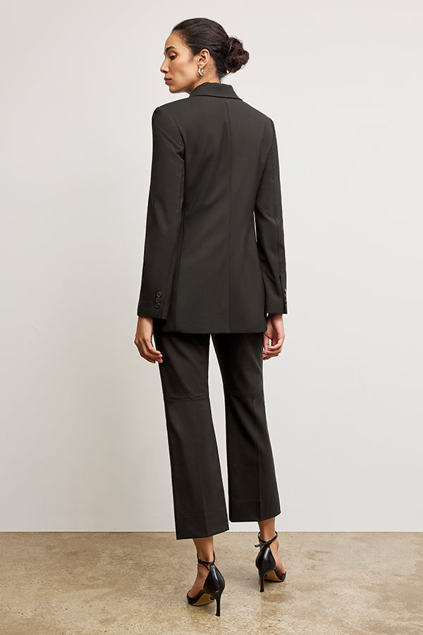 Rossi Executive Blazer - Italian Wool Twill :: Black – M.M.LaFleur