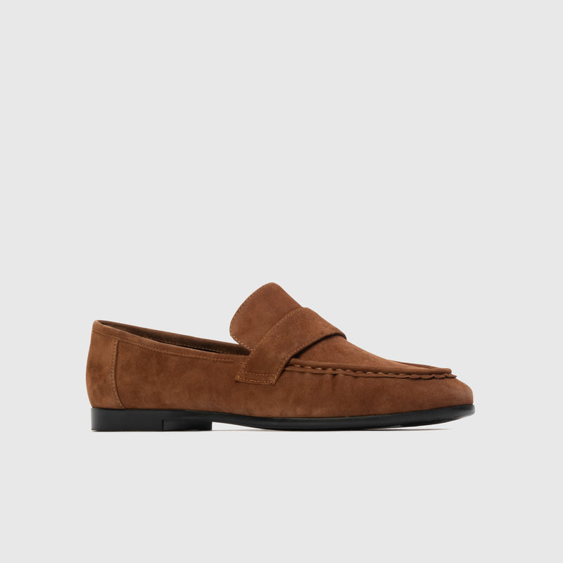 Black Suede Studio Arrow Loafer