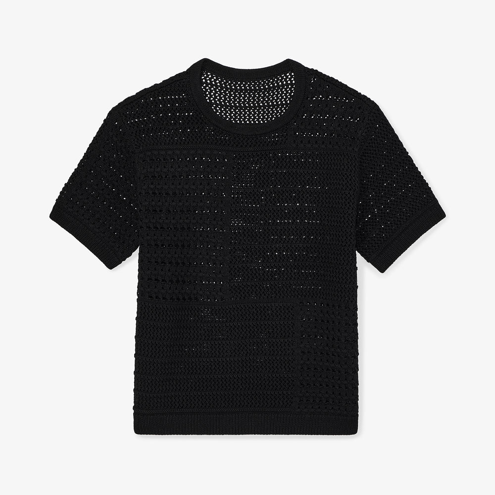Packshot image of the Sina top in Black